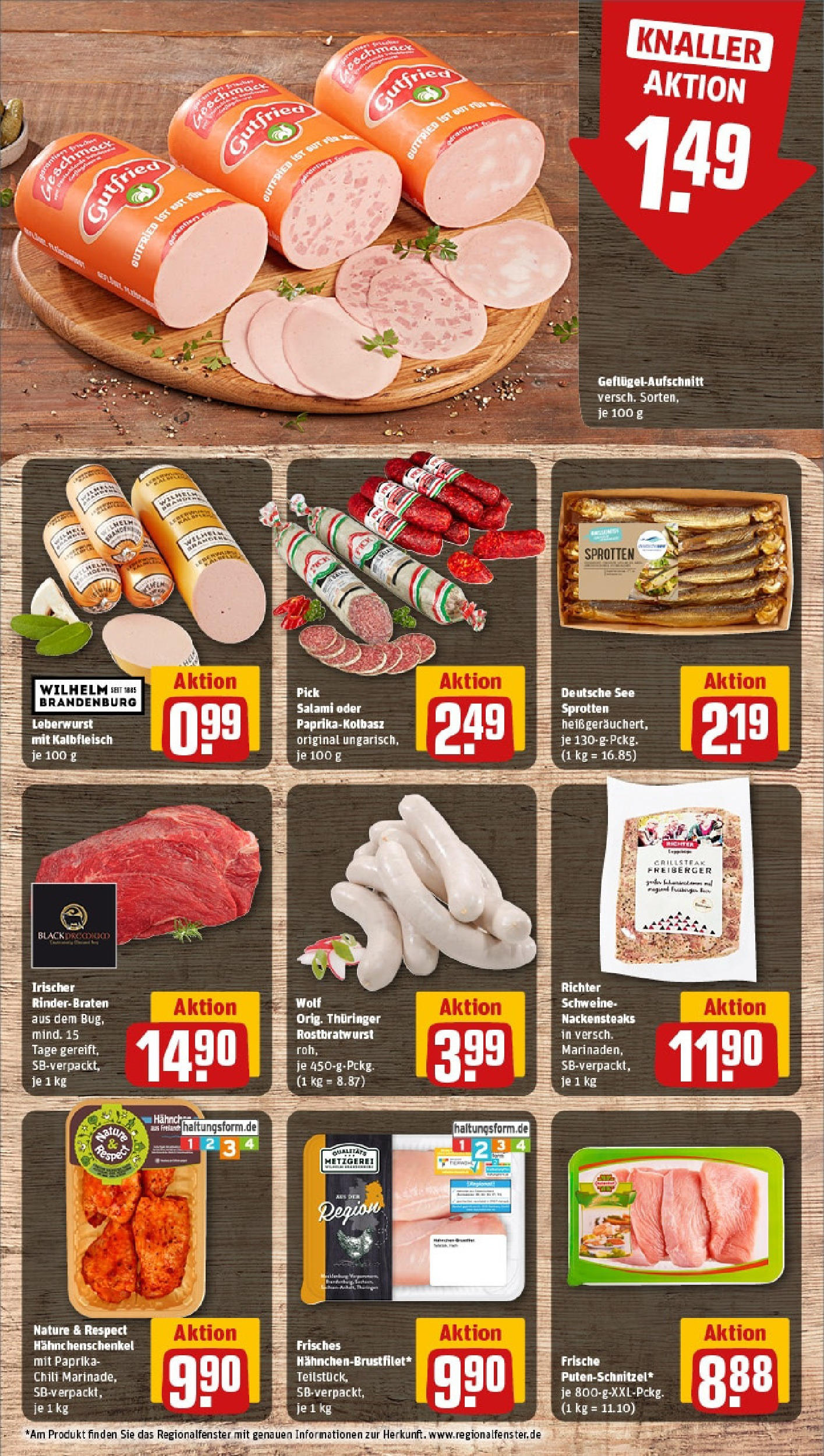 Rewe - Rewe: Wochenangebote (ab 18.05.2025) zum Blättern » Angebote | Seite: 8 | Produkte: Rinderbraten, Nackensteaks, Hahnchenschenkel, Paprika