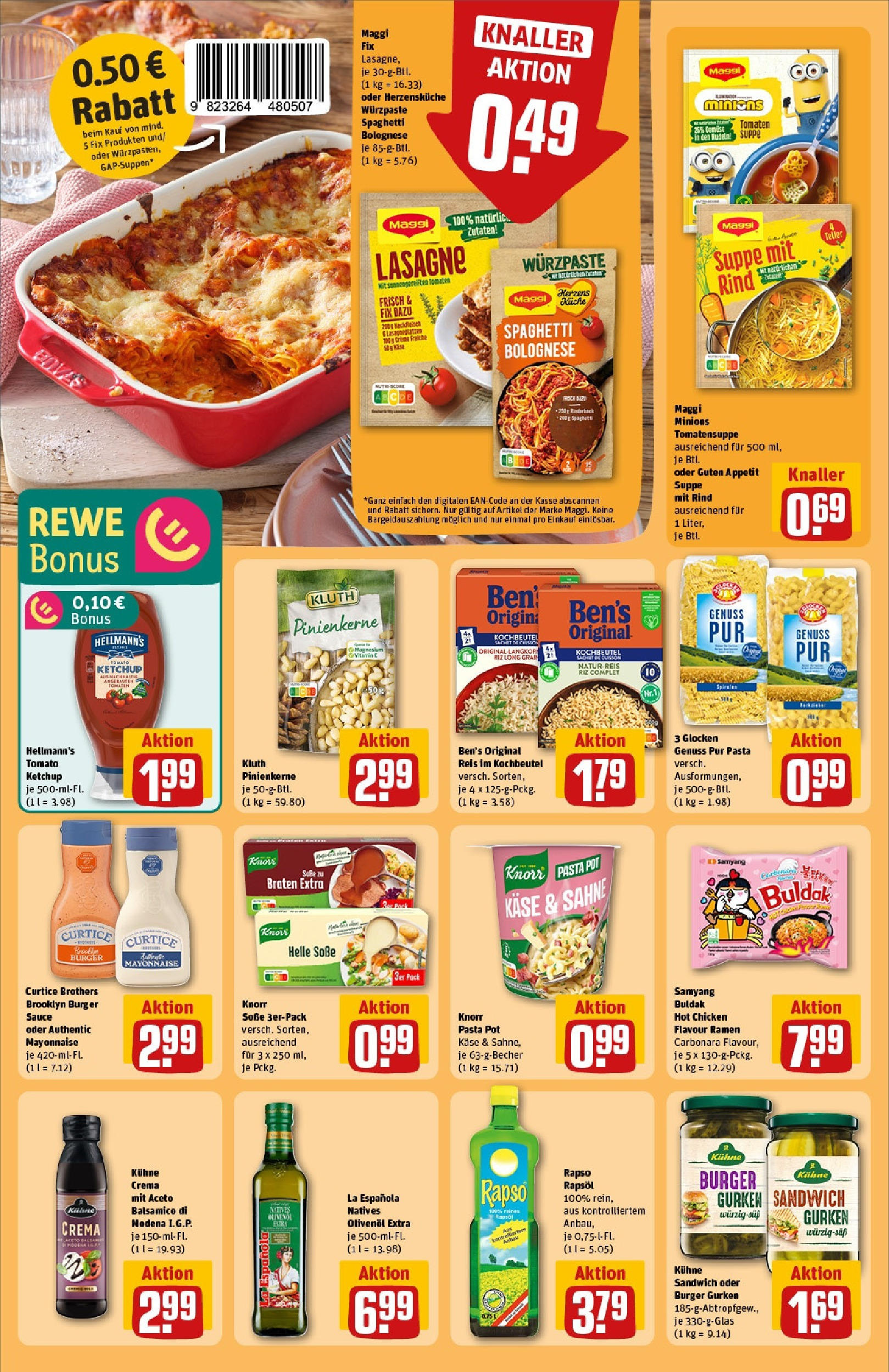 Rewe - Rewe: Wochenangebote (ab 18.05.2025) zum Blättern » Angebote | Seite: 18 | Produkte: Tomaten, Soße, Maggi fix, Rapso rapsol Rewe - Rewe: Wochenangebote (ab 18.05.2025) zum Blättern » Angebote | Seite: 18 | Produkte: Tomaten, Soße, Maggi fix, Rapso rapsol