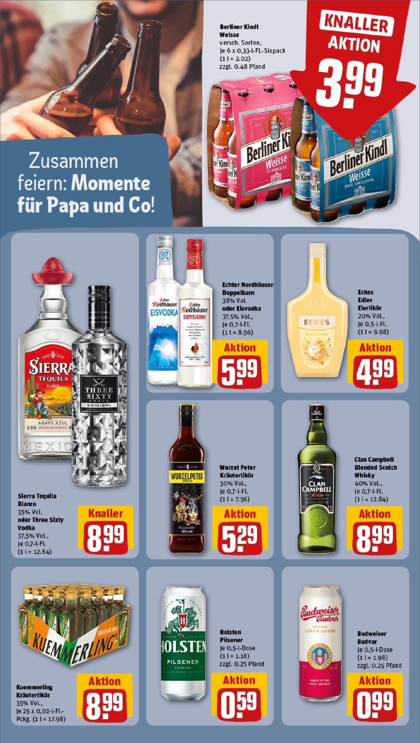 Rewe - Rewe: Wochenangebote (ab 18.05.2025) zum Blättern » Angebote | Seite: 16 | Produkte: Berliner, Holsten, Kuemmerling, Vodka
