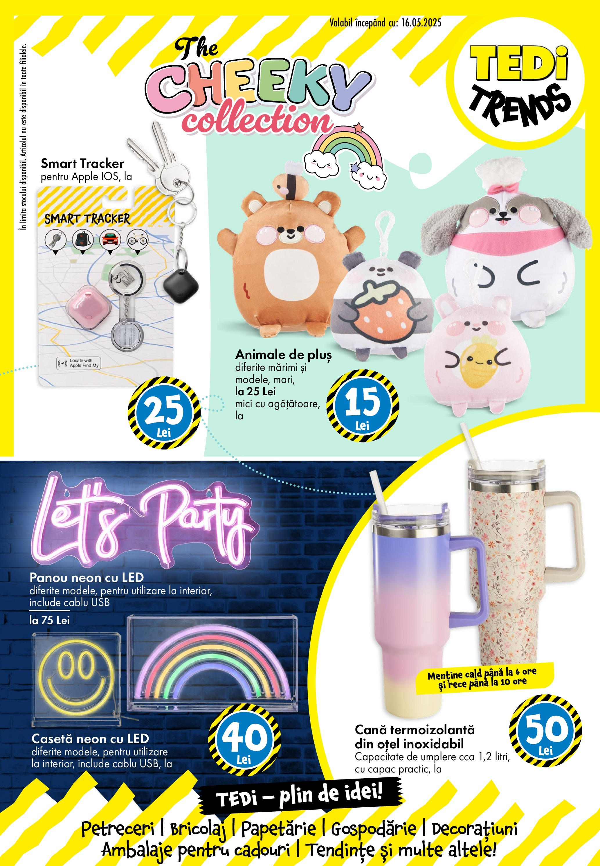TEDi Catalog nou de la 16.05.2025 - Pagină 1 Previzualizarea de cataloage: TEDi Catalog nou valabil de la 16.05.2025