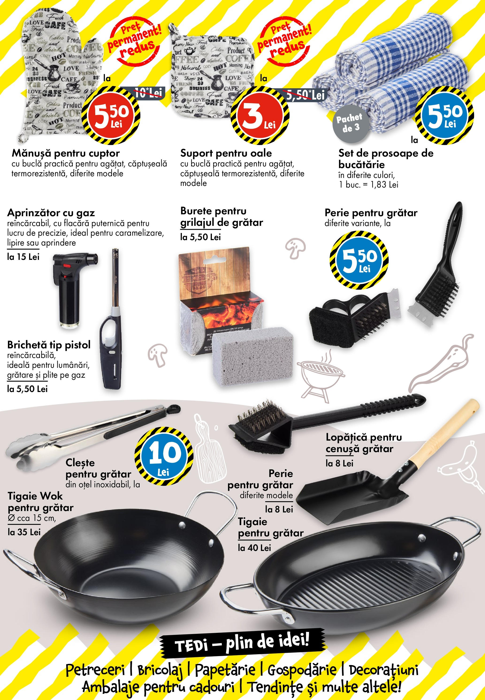 Catalog TEDi || Oferte de la 16.05.2025 | Pagină: 12 | Produse: Clește, Tigaie, Perie, Burete Catalog TEDi - Oferta 16.05.2025 - 24.05.2025 | Pagină: 12 | Produse: Clește, Tigaie, Perie, Burete