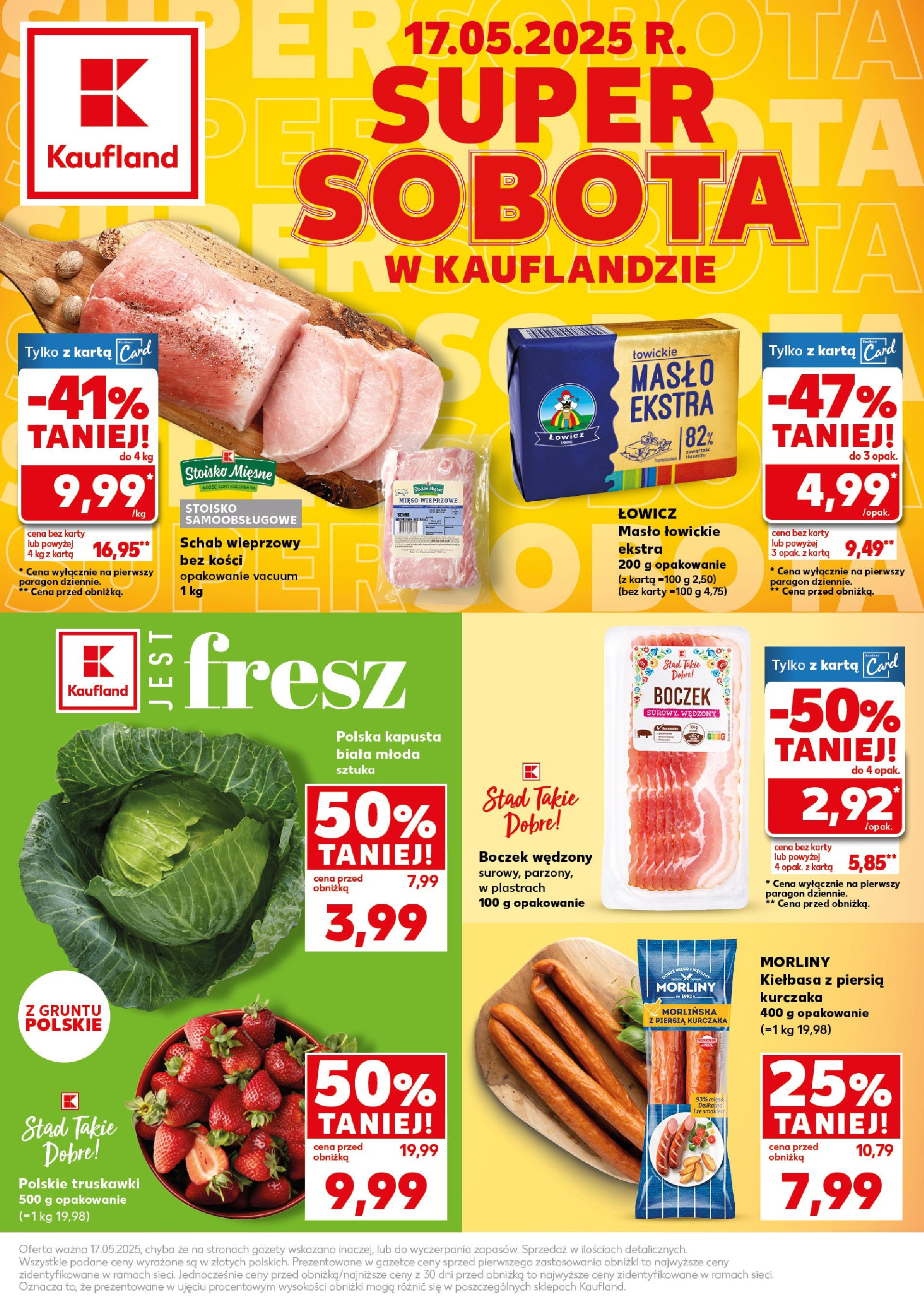 KAUFLAND gazetka promocyjna 17.05.2025 - Promocje - Numer strony 1