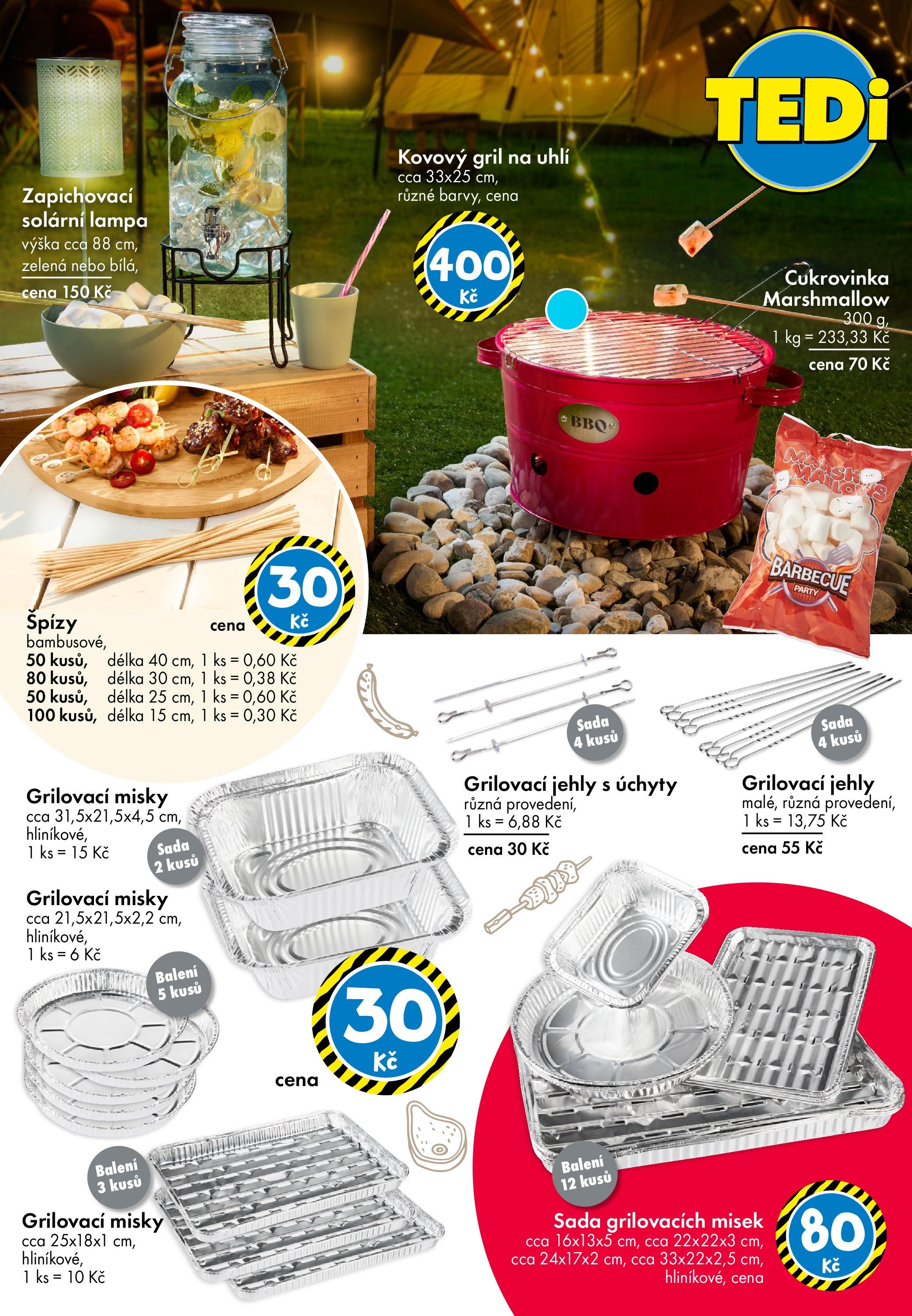 TEDi leták od 16.05.2025 - akční nabídka | Strana: 11 | Produkty: Marshmallow, Gril, Lampa, Barvy