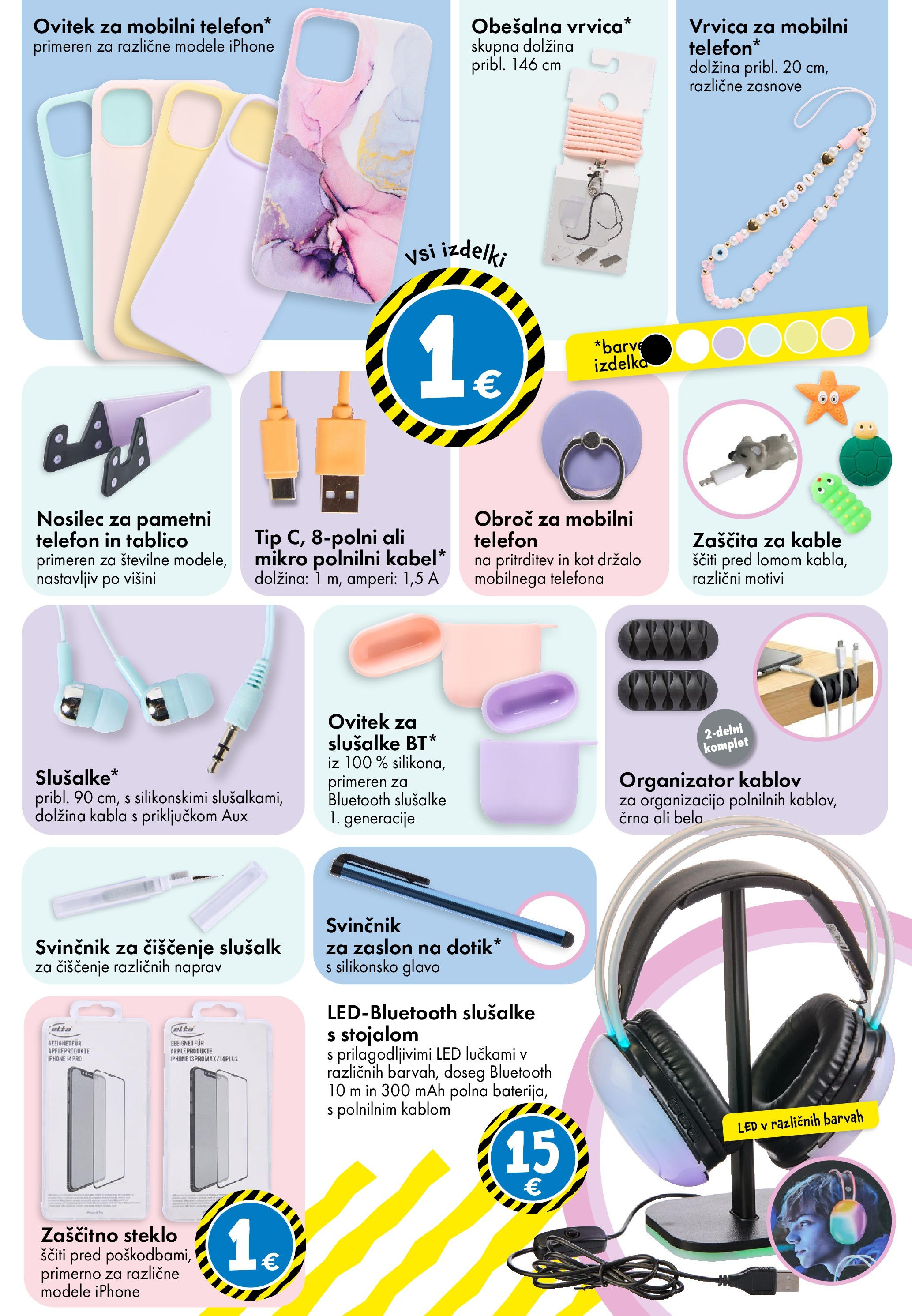 TEDi - TEDi - Pozdravljeni, ljubitelji dekoracije | Veljaven od 14.05.2025 | Kimbino | Stran: 23 | Izdelki: Telefon, Slusalke, Ovitek, SvinÄnik TEDi - TEDi - Pozdravljeni, ljubitelji dekoracije veljaven od 14.05.2025 | Stran: 23 | Izdelki: Telefon, Slusalke, Ovitek, SvinÄnik