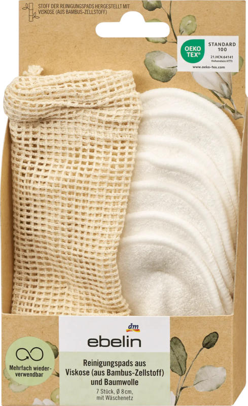 ebelin Reinigungspads mit Wäschenetz