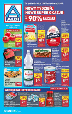 Pogląd oferty "Aldi - Aldi Gazetka Cała wazna do 24.05" - ważna od 18.05.2025