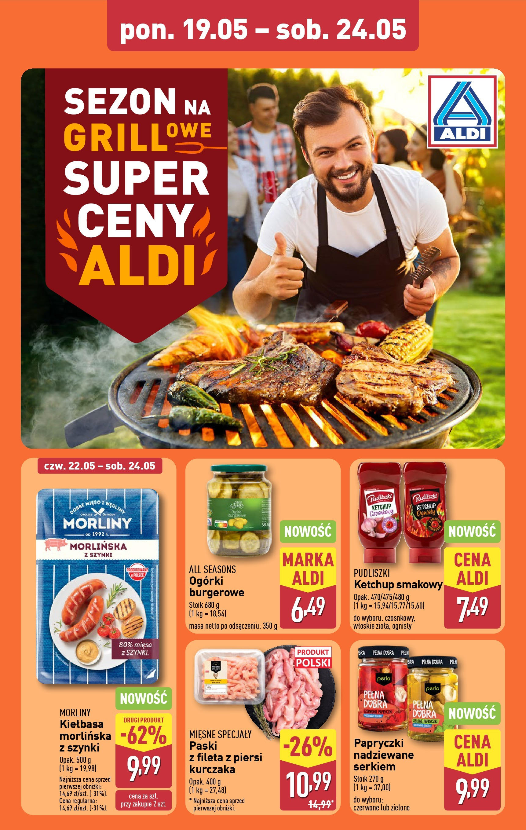 Aldi - Aldi Gazetka Cała wazna do 24.05 od 18.05.2025 | Nowa PDF gazetka | Strona: 6 | Produkty: Piersi, Ketchup, Mięso, Wędliny Aldi - Aldi Gazetka Cała wazna do 24.05 od 18.05.2025 - Ulotka PDF, promocje | Strona: 6 | Produkty: Piersi, Ketchup, Mięso, Wędliny