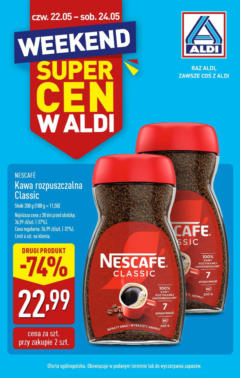 Pogląd oferty "Aldi Gazetka - Promocja od czwartku" - ważna od 22.05.2025