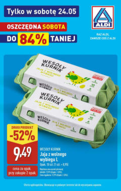 Pogląd oferty "Aldi Gazetka - Promocja sobota" - ważna od 24.05.2025