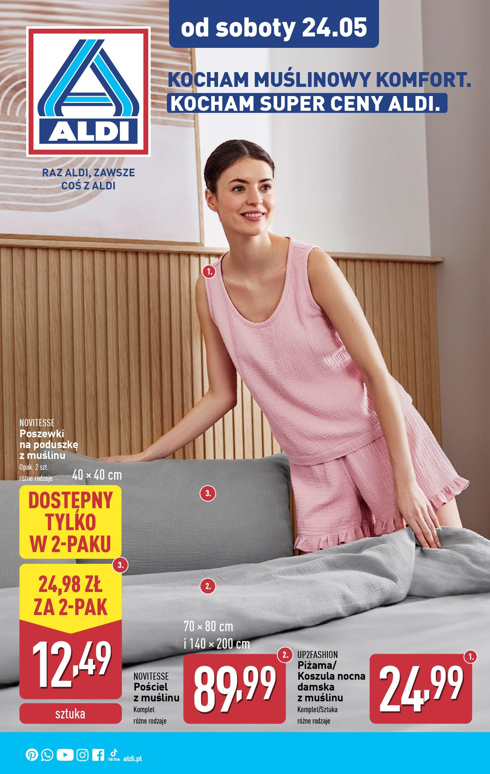 Aldi Gazetka - Sobota Non Food od 24.05.2025 - Ulotka PDF, promocje | Strona: 1