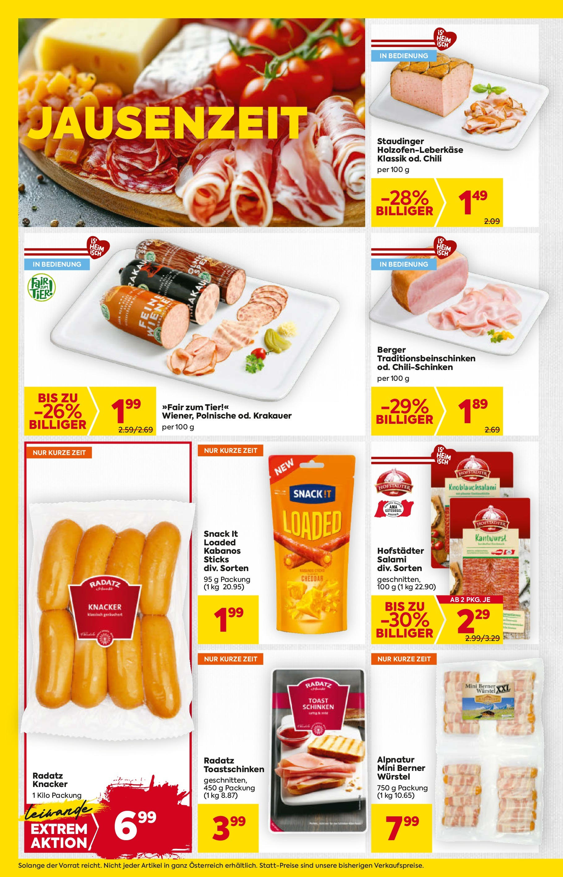 Billa Flugblatt - Grieskirchen ab 22.05.2025 - Angebote, Prospekt | Seite: 6 | Produkte: Chili, Salami, Schinken