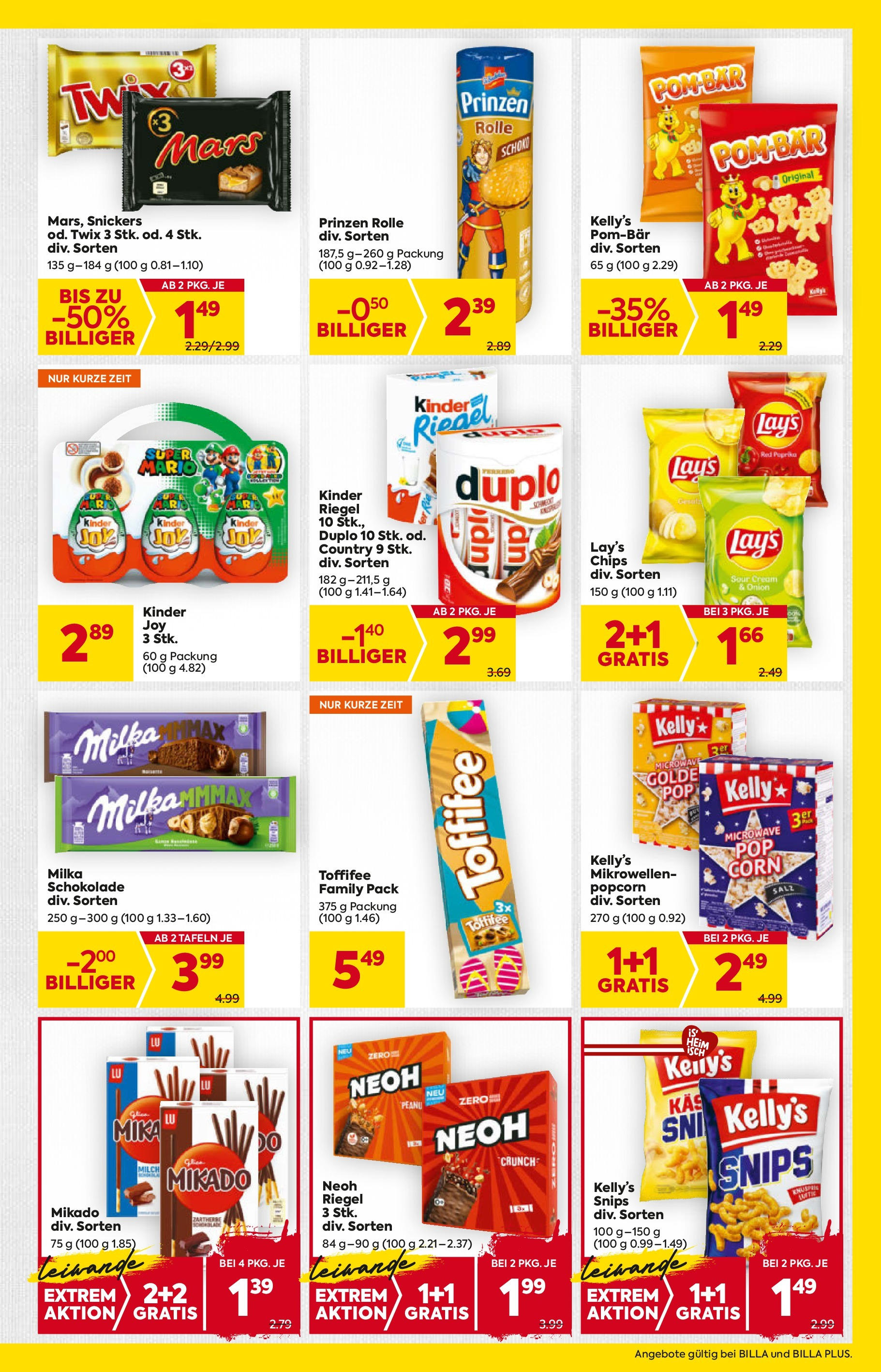 Billa Flugblatt - Grieskirchen ab 22.05.2025 - Angebote, Prospekt | Seite: 11 | Produkte: Chips, Salz, Milch, Schokolade