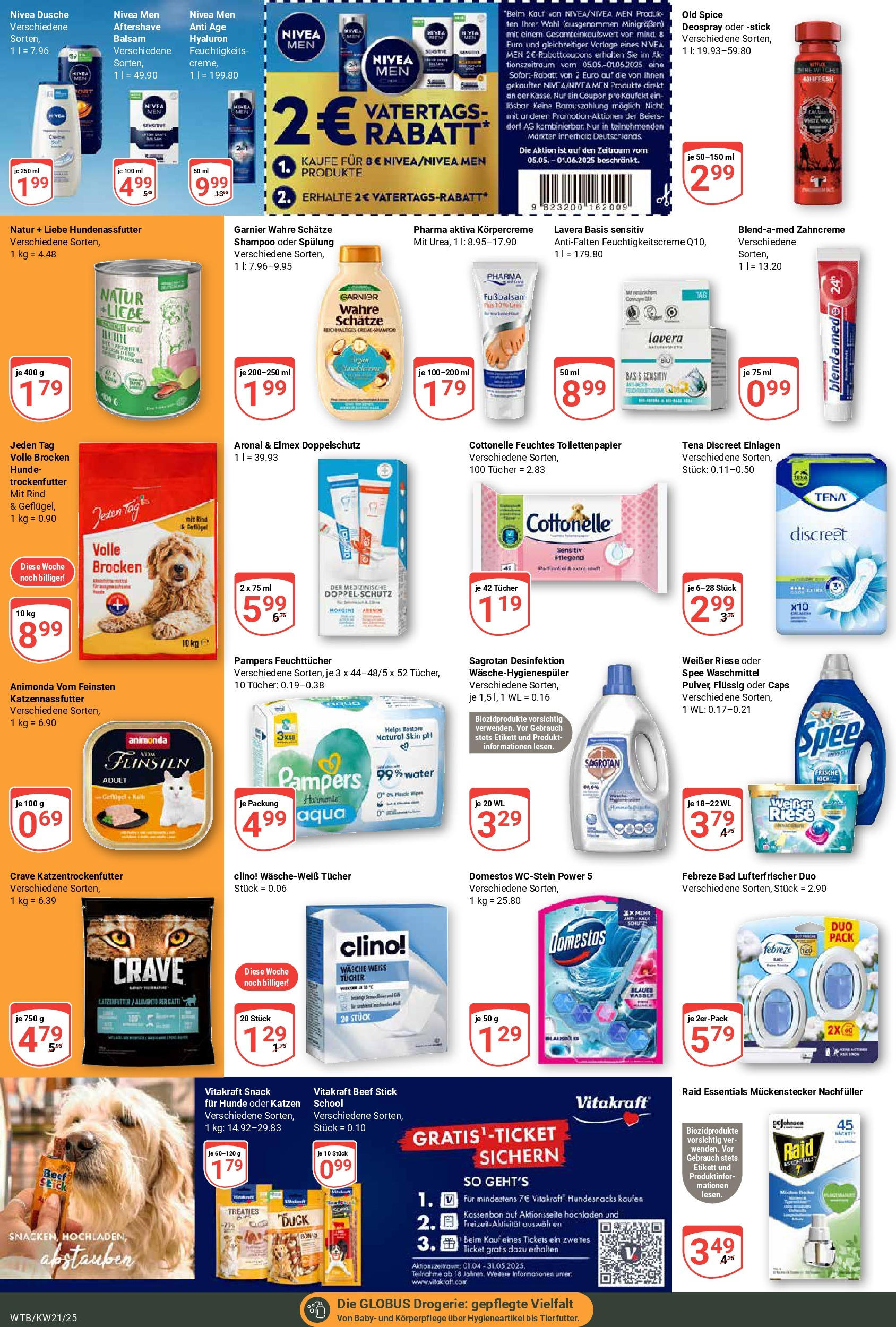 Globus prospekt Wächtersbach (ab 19.05.2025) » Angebote ab Montag | Seite: 19 | Produkte: Körpercreme, Wasser, Body Cream, Toilettenpapier Globus prospekt Wächtersbach (ab 19.05.2025) » Angebote online | Seite: 19 | Produkte: Körpercreme, Wasser, Body Cream, Toilettenpapier