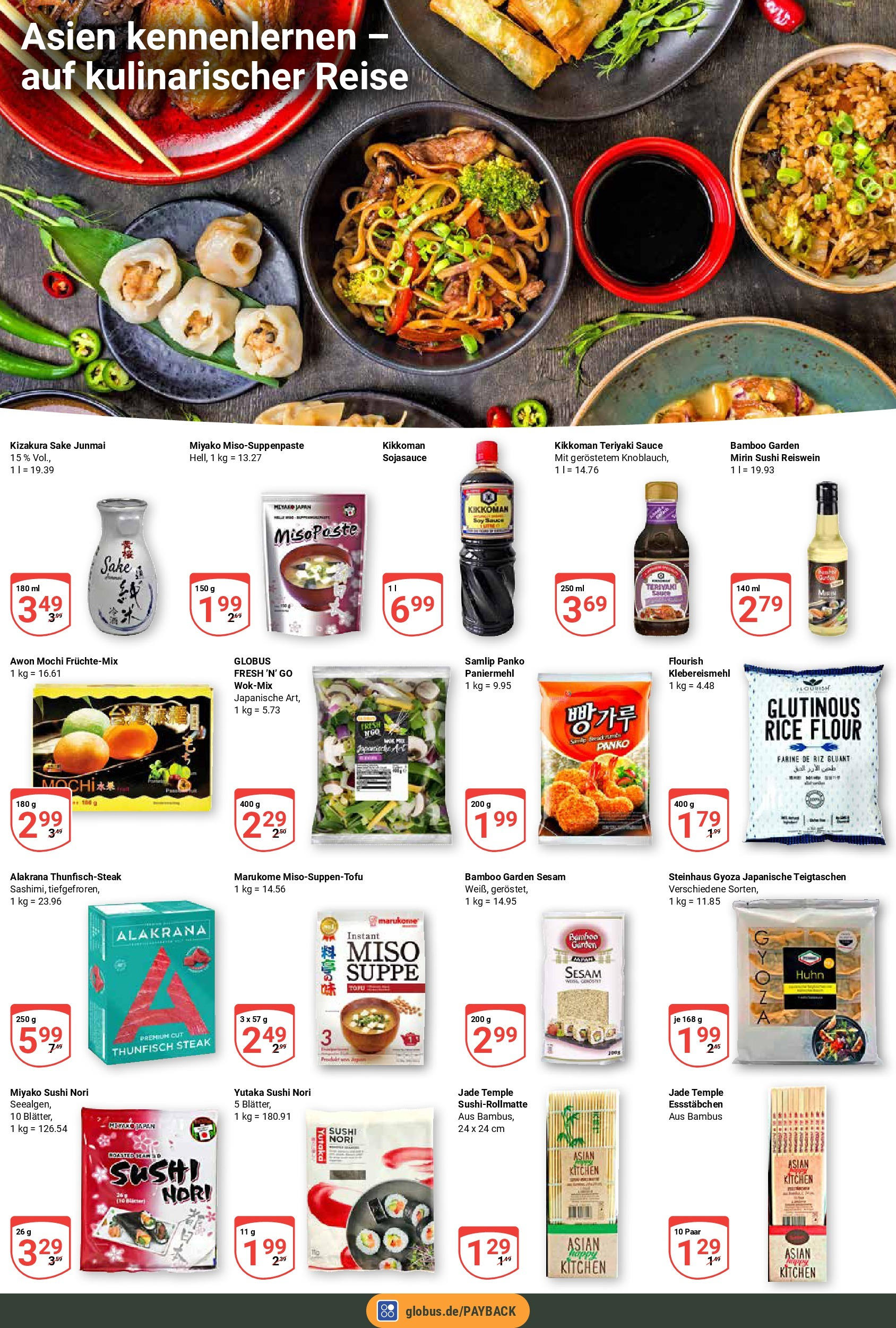 Globus prospekt Saarbrücken-Güdingen (ab 19.05.2025) » Angebote ab Montag | Seite: 23 | Produkte: Thunfisch, Steak, Wok, Mochi Globus prospekt Saarbrücken-Güdingen (ab 19.05.2025) » Angebote online | Seite: 23 | Produkte: Thunfisch, Steak, Wok, Mochi