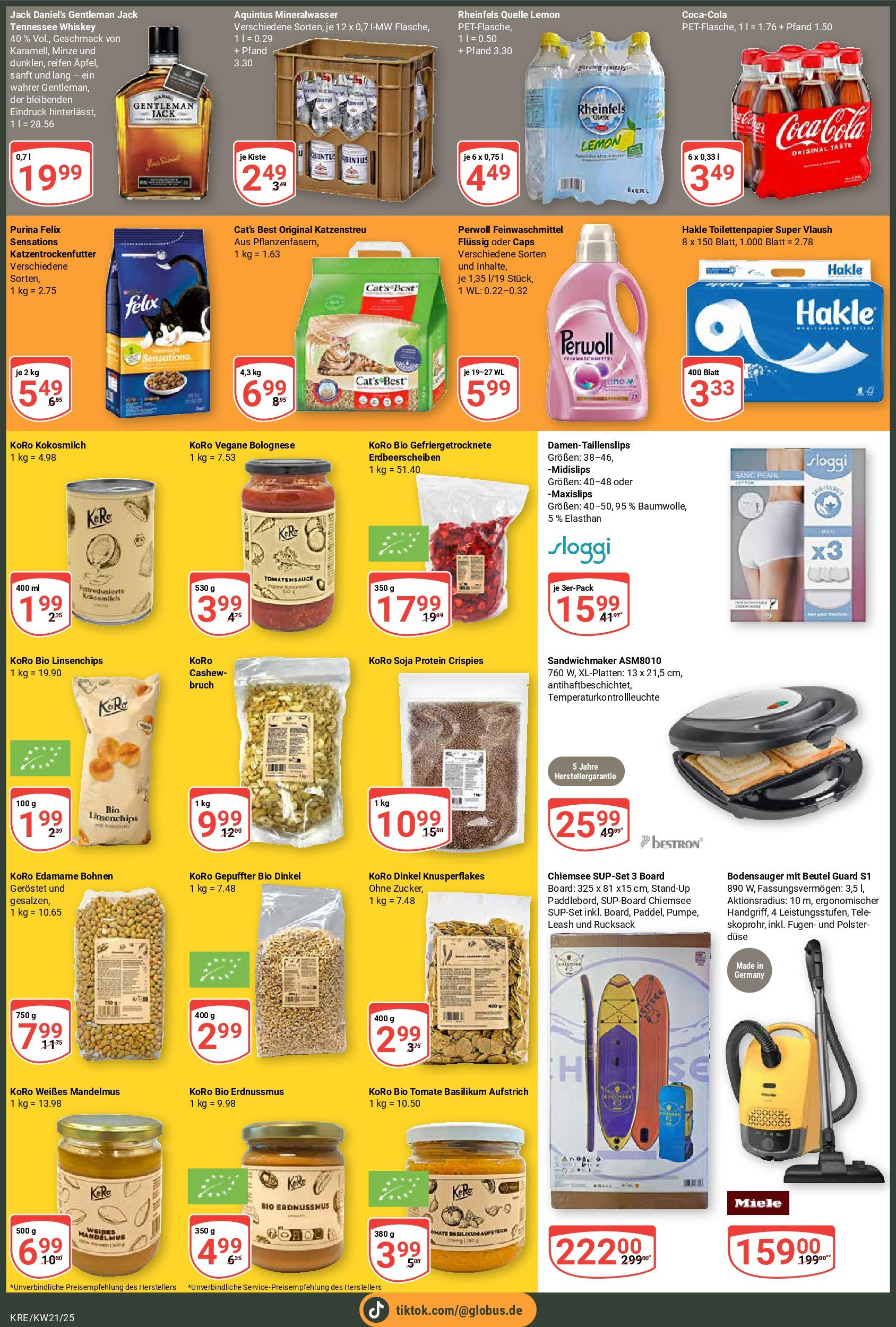 Globus prospekt Krefeld (ab 19.05.2025) » Angebote ab Montag | Seite: 4 | Produkte: Sandwichmaker, Perwoll, Jack Daniel's, Whiskey Globus prospekt Krefeld (ab 19.05.2025) » Angebote online | Seite: 4 | Produkte: Sandwichmaker, Perwoll, Jack Daniel's, Whiskey