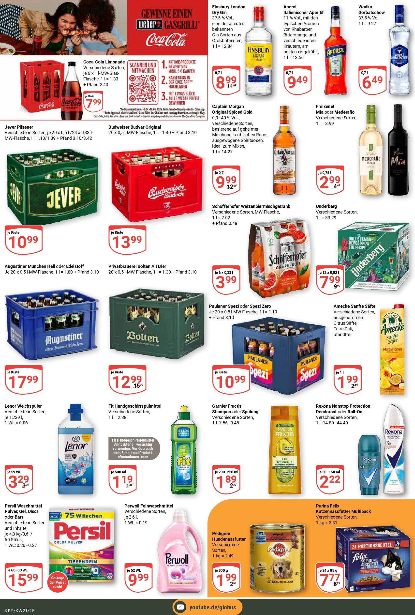 Globus prospekt Krefeld (ab 19.05.2025) » Angebote ab Montag | Seite: 7 | Produkte: Paulaner spezi, Limonade, Budweiser, Paulaner Globus prospekt Krefeld (ab 19.05.2025) » Angebote online | Seite: 7 | Produkte: Paulaner spezi, Limonade, Budweiser, Paulaner