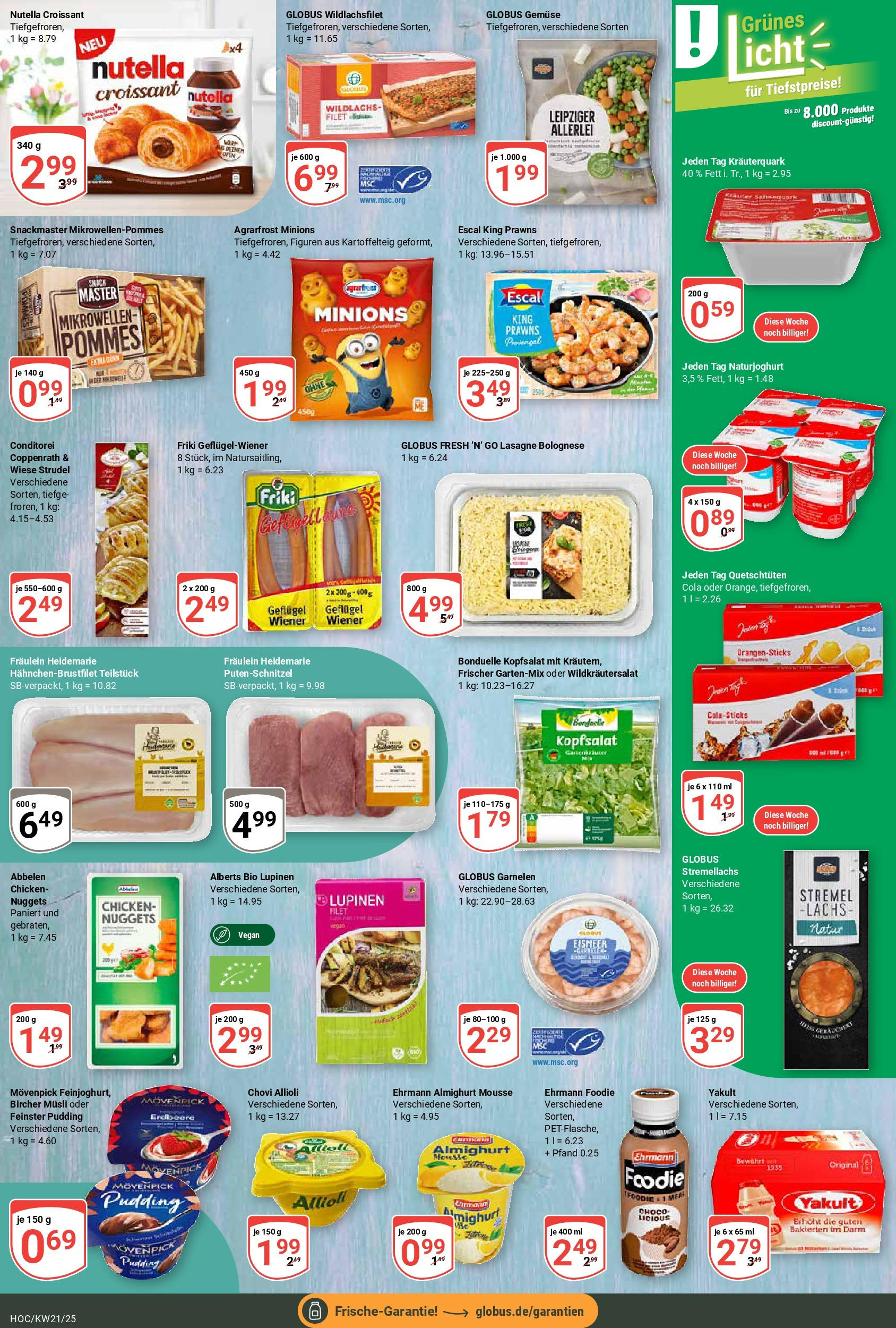 Globus prospekt Hockenheim (ab 19.05.2025) » Angebote ab Montag | Seite: 10 | Produkte: Ehrmann almighurt, Quark, Croissant, Mayonnaise Globus prospekt Hockenheim (ab 19.05.2025) » Angebote online | Seite: 10 | Produkte: Ehrmann almighurt, Quark, Croissant, Mayonnaise