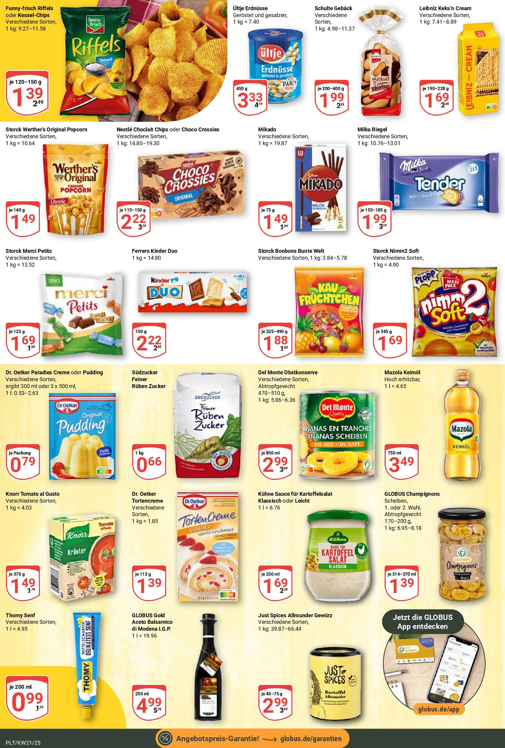 Globus prospekt Plattling (ab 19.05.2025) » Angebote ab Montag | Seite: 12 | Produkte: Knorr, Pudding, Champignons, Zucker Globus prospekt Plattling (ab 19.05.2025) » Angebote online | Seite: 12 | Produkte: Knorr, Pudding, Champignons, Zucker
