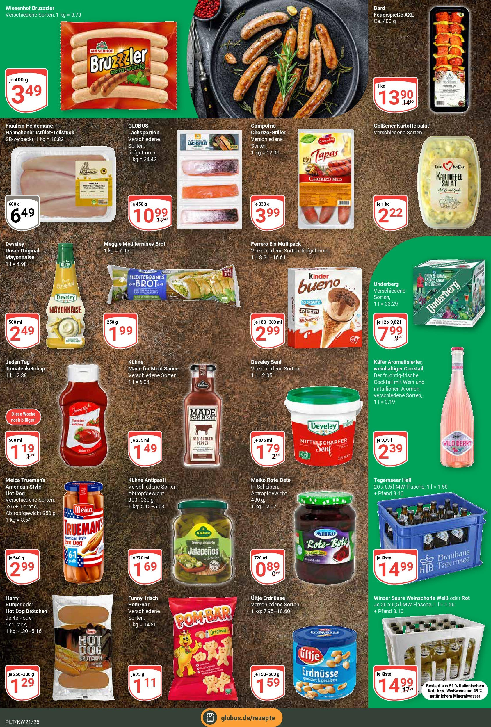 Globus prospekt Plattling (ab 19.05.2025) » Angebote ab Montag | Seite: 13 | Produkte: Lachs, Weinschorle, Brot, Chips Globus prospekt Plattling (ab 19.05.2025) » Angebote online | Seite: 13 | Produkte: Lachs, Weinschorle, Brot, Chips