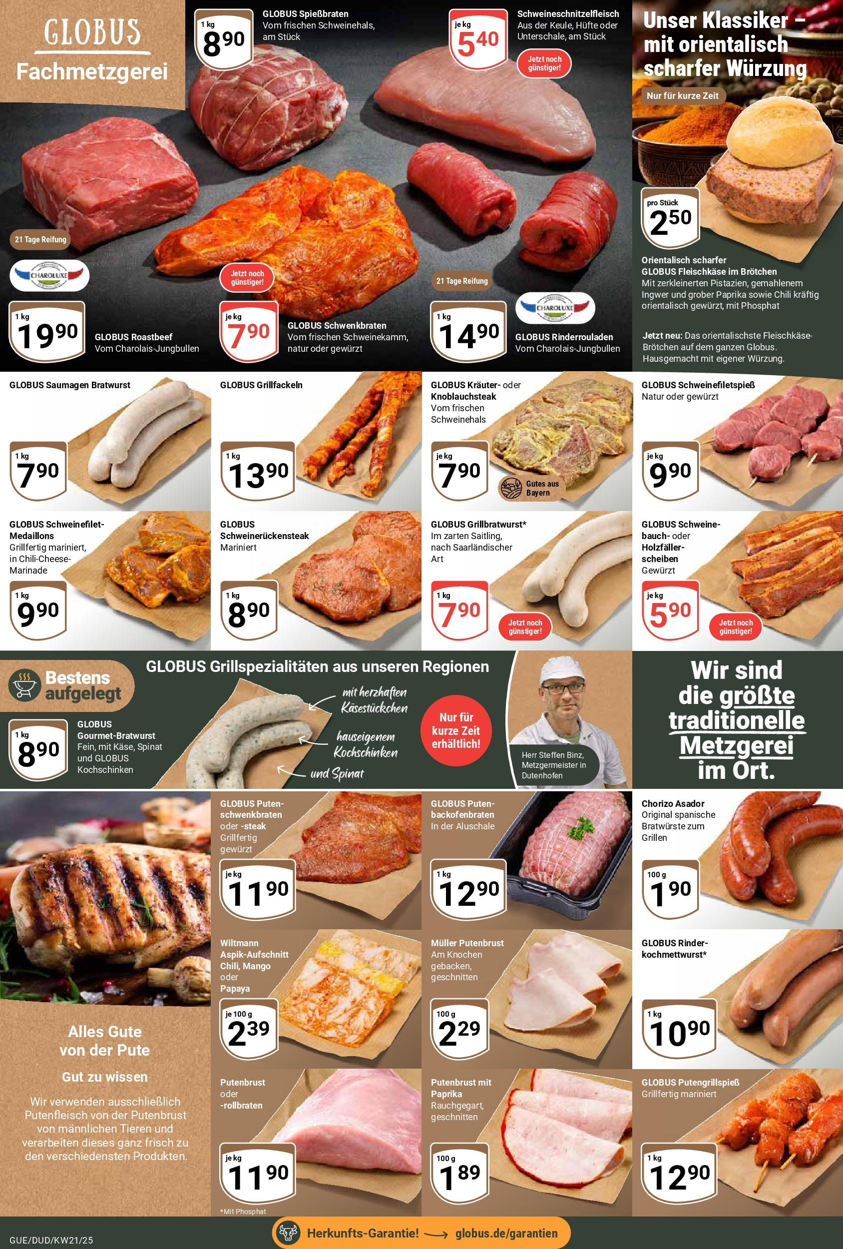 Globus prospekt Saarbrücken-Güdingen (ab 19.05.2025) » Angebote ab Montag | Seite: 8 | Produkte: Roastbeef, Mango, Chili, Steak Globus prospekt Saarbrücken-Güdingen (ab 19.05.2025) » Angebote online | Seite: 8 | Produkte: Roastbeef, Mango, Chili, Steak