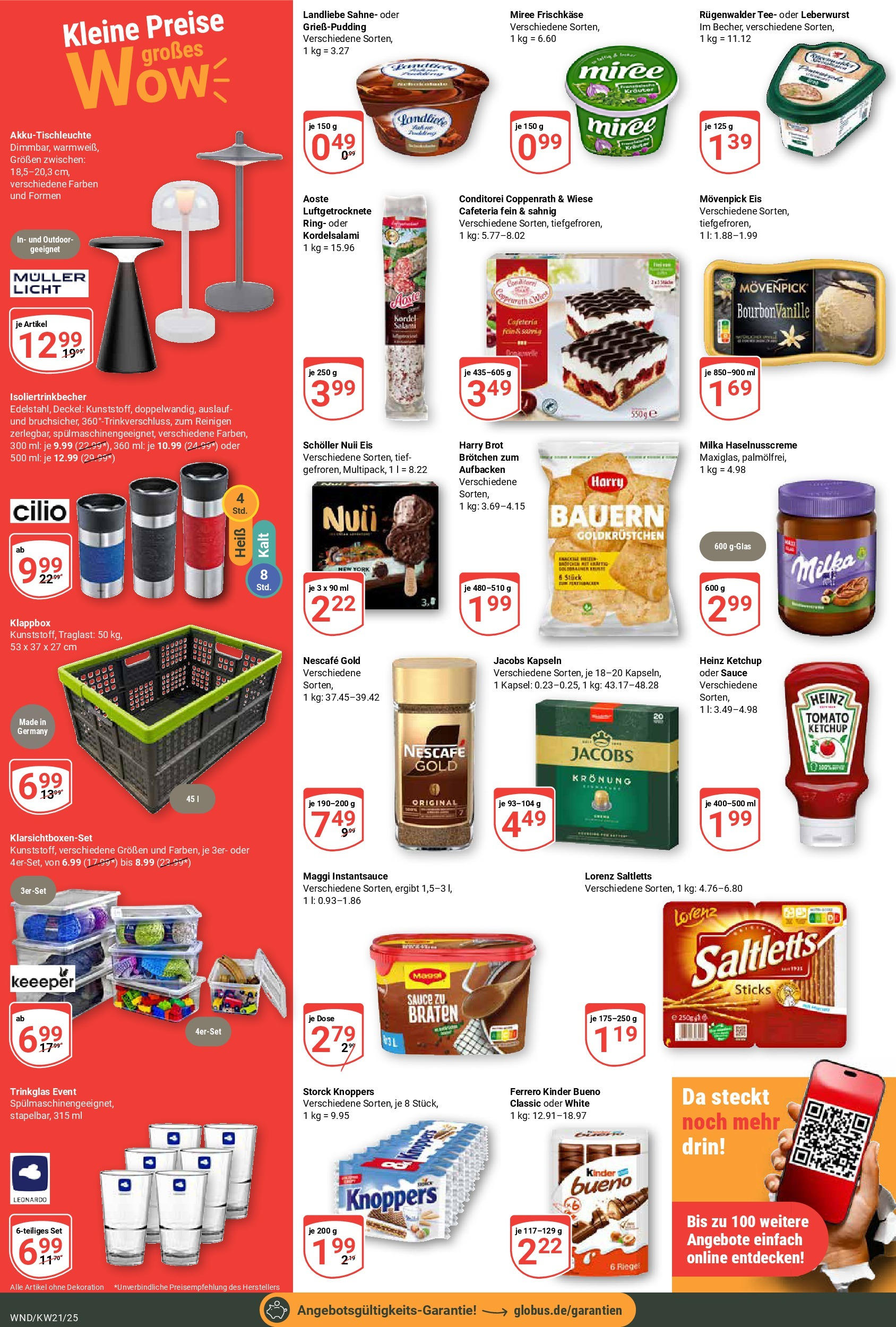 Globus prospekt St. Wendel (ab 19.05.2025) » Angebote ab Montag | Seite: 2 | Produkte: Box, Knoppers, Salami, Frischkase Globus prospekt St. Wendel (ab 19.05.2025) » Angebote online | Seite: 2 | Produkte: Box, Knoppers, Salami, Frischkase