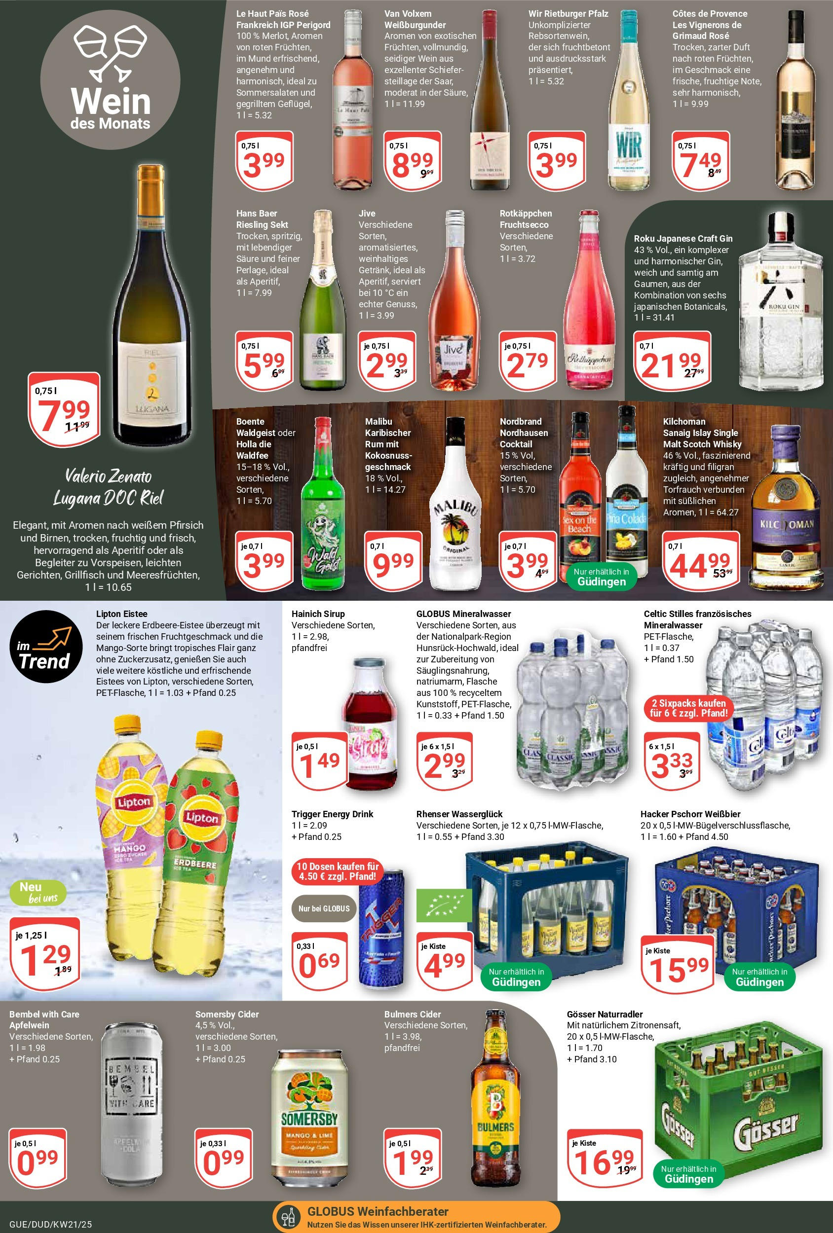 Globus prospekt Saarbrücken-Güdingen (ab 19.05.2025) » Angebote ab Montag | Seite: 15 | Produkte: Sekt, Mineralwasser, Fruchtsecco, Pfirsich Globus prospekt Saarbrücken-Güdingen (ab 19.05.2025) » Angebote online | Seite: 15 | Produkte: Sekt, Mineralwasser, Fruchtsecco, Pfirsich