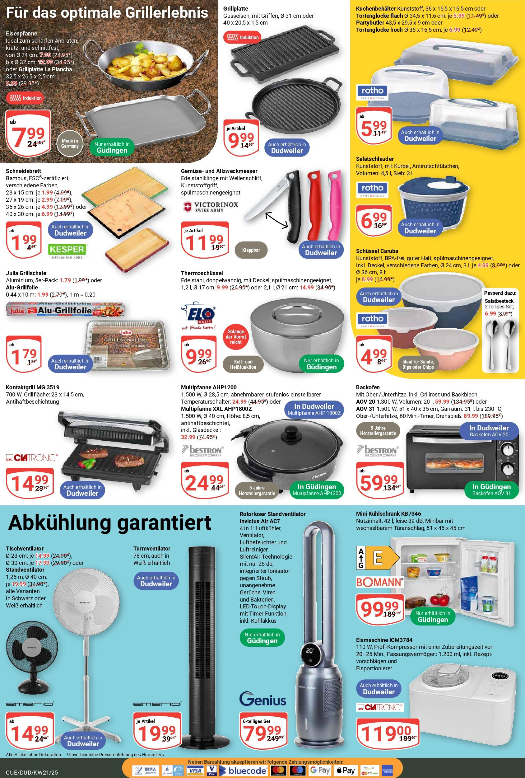 Globus prospekt Saarbrücken-Güdingen (ab 19.05.2025) » Angebote ab Montag | Seite: 20 | Produkte: Gemüse, Backofen, Turmventilator, Mini kühlschrank Globus prospekt Saarbrücken-Güdingen (ab 19.05.2025) » Angebote online | Seite: 20 | Produkte: Gemüse, Backofen, Turmventilator, Mini kühlschrank