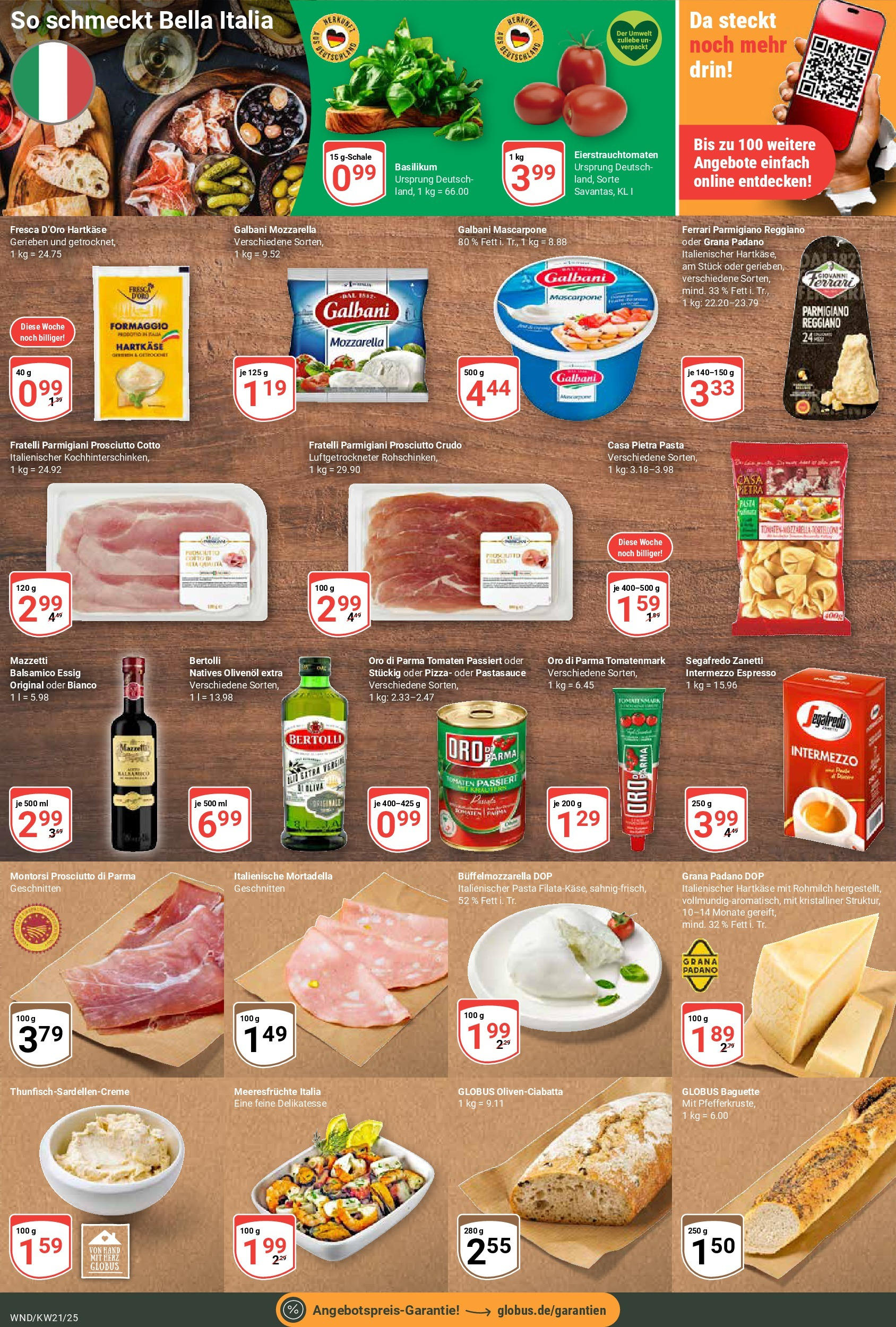 Globus prospekt St. Wendel (ab 19.05.2025) » Angebote ab Montag | Seite: 21 | Produkte: Balsamico, Essig, Olivenol, Pasta Globus prospekt St. Wendel (ab 19.05.2025) » Angebote online | Seite: 21 | Produkte: Balsamico, Essig, Olivenol, Pasta