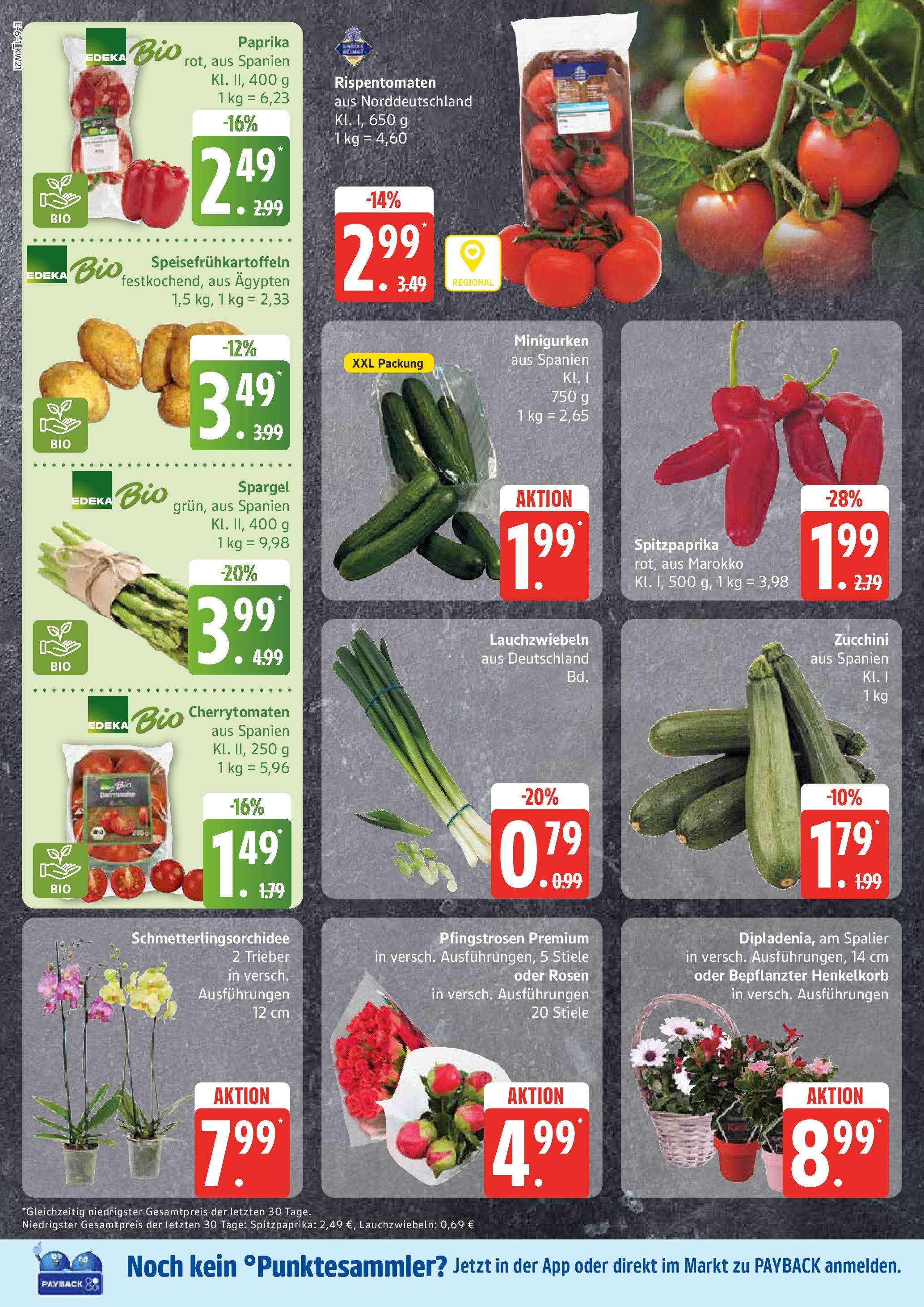 Edeka - EDEKA: Wochenangebote (ab 18.05.2025) » Angebote Online | Seite: 6 | Produkte: Spargel, Paprika, Zucchini Edeka - EDEKA: Wochenangebote (ab 18.05.2025) » Angebote Online | Seite: 6 | Produkte: Spargel, Paprika, Zucchini