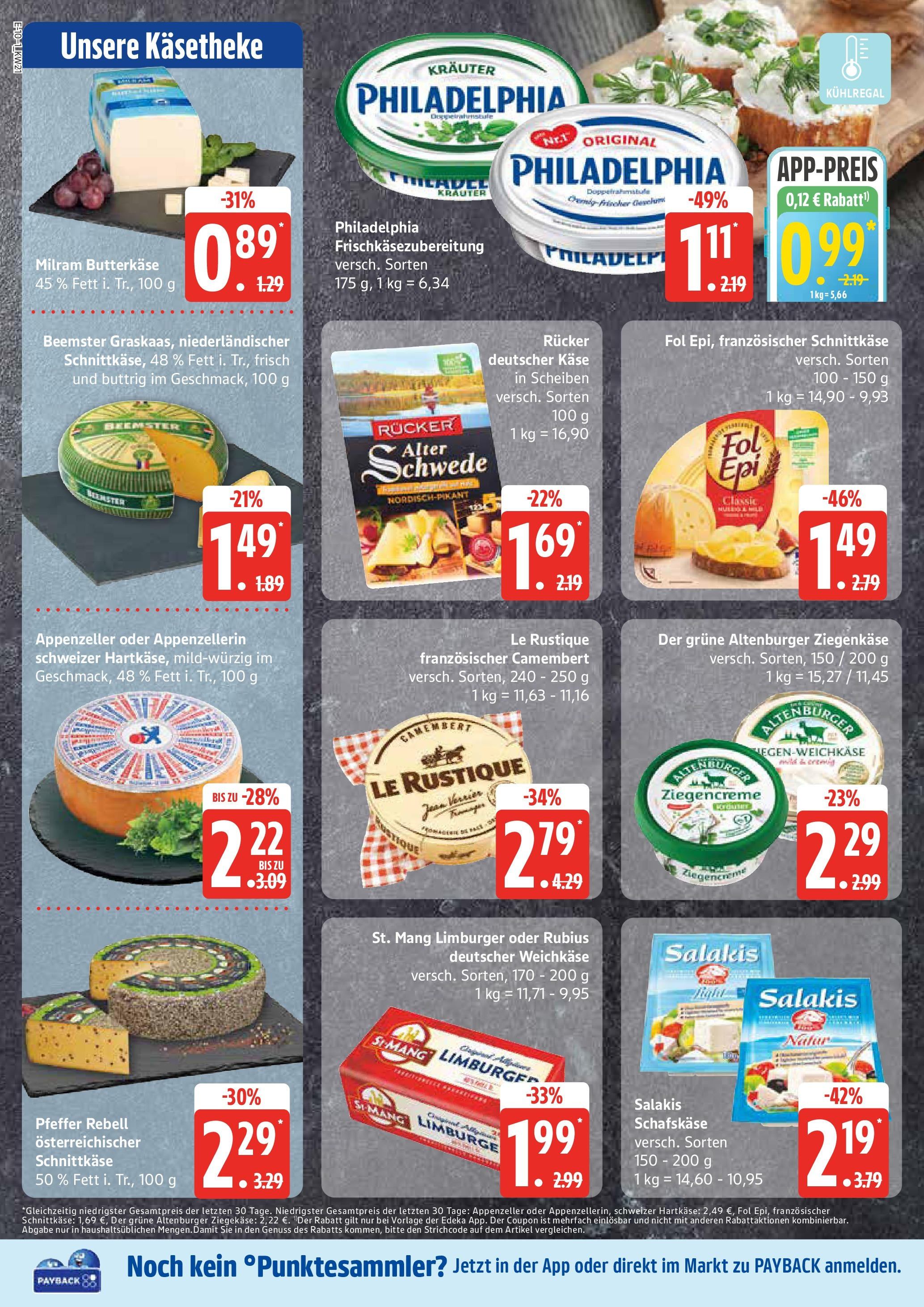 Edeka - EDEKA: Wochenangebote (ab 18.05.2025) » Angebote Online | Seite: 10 | Produkte: Ziegenkäse, Pfeffer, Salakis, Schafskase Edeka - EDEKA: Wochenangebote (ab 18.05.2025) » Angebote Online | Seite: 10 | Produkte: Ziegenkäse, Pfeffer, Salakis, Schafskase
