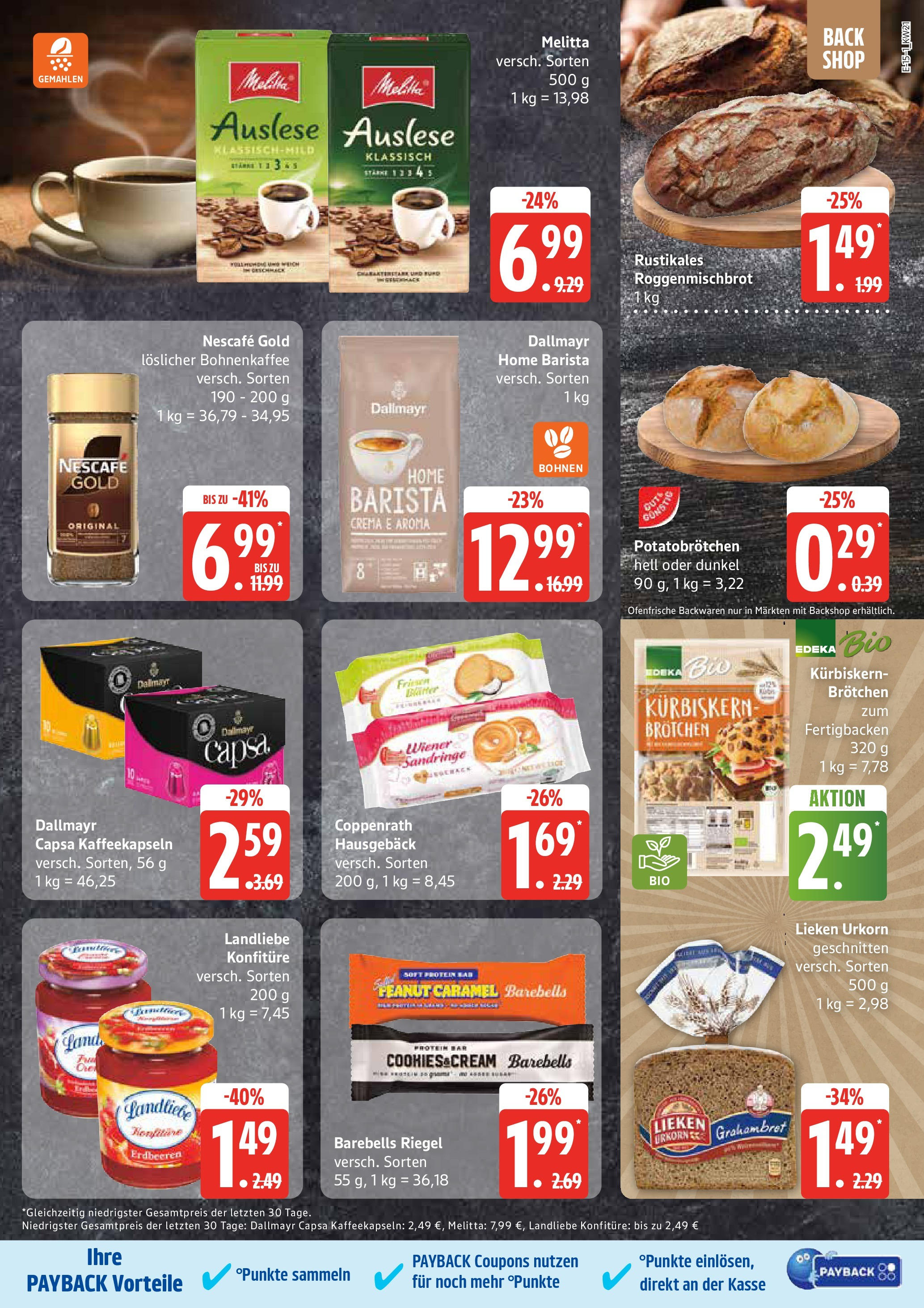 Edeka - EDEKA: Wochenangebote (ab 18.05.2025) » Angebote Online | Seite: 15 | Produkte: Melitta, Nescafe, Erdbeeren, Nescafe gold Edeka - EDEKA: Wochenangebote (ab 18.05.2025) » Angebote Online | Seite: 15 | Produkte: Melitta, Nescafe, Erdbeeren, Nescafe gold