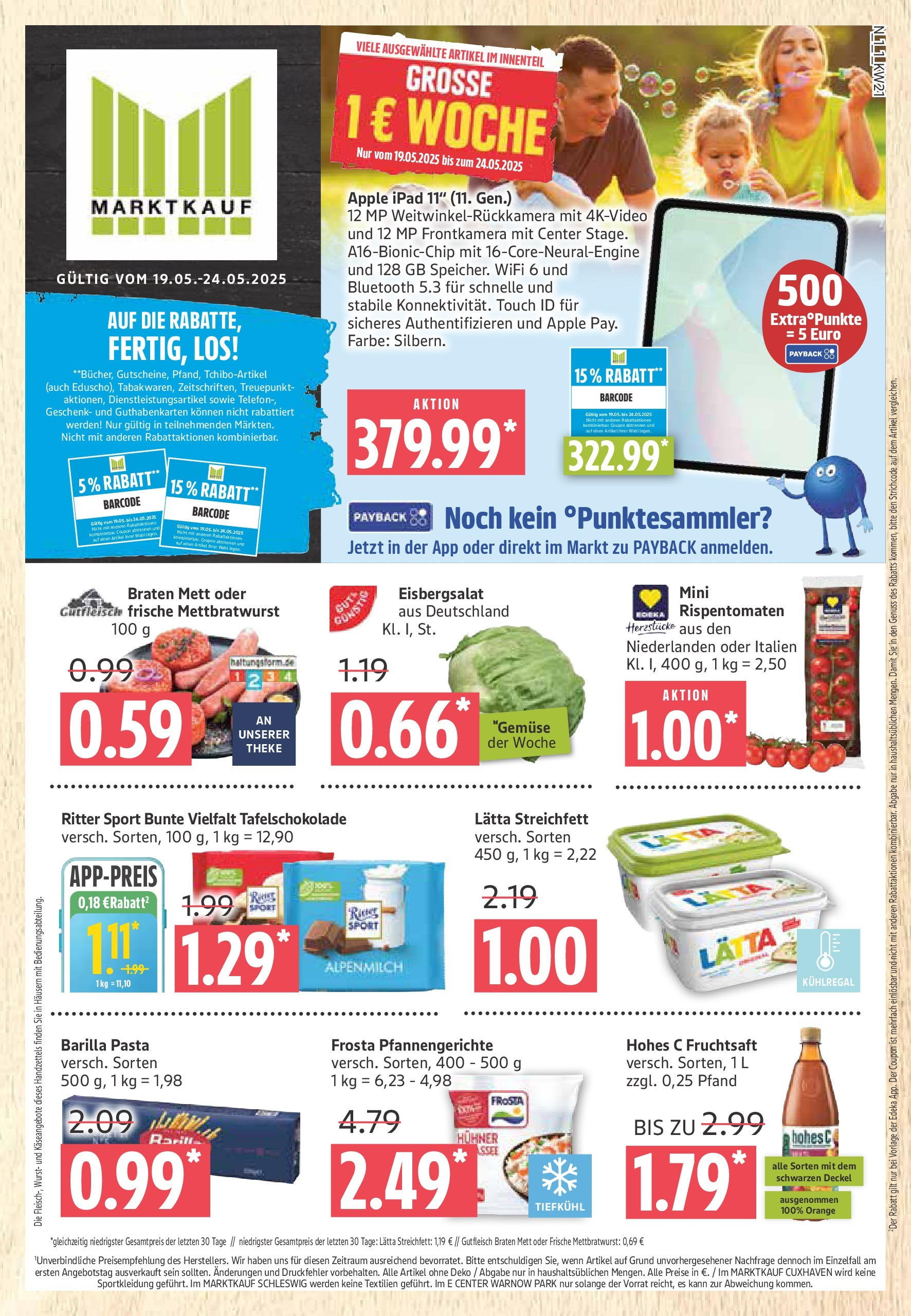 MARKTKAUF Prospekt ab Montag 18.05.2025 > Marktkauf: Wochenangebote