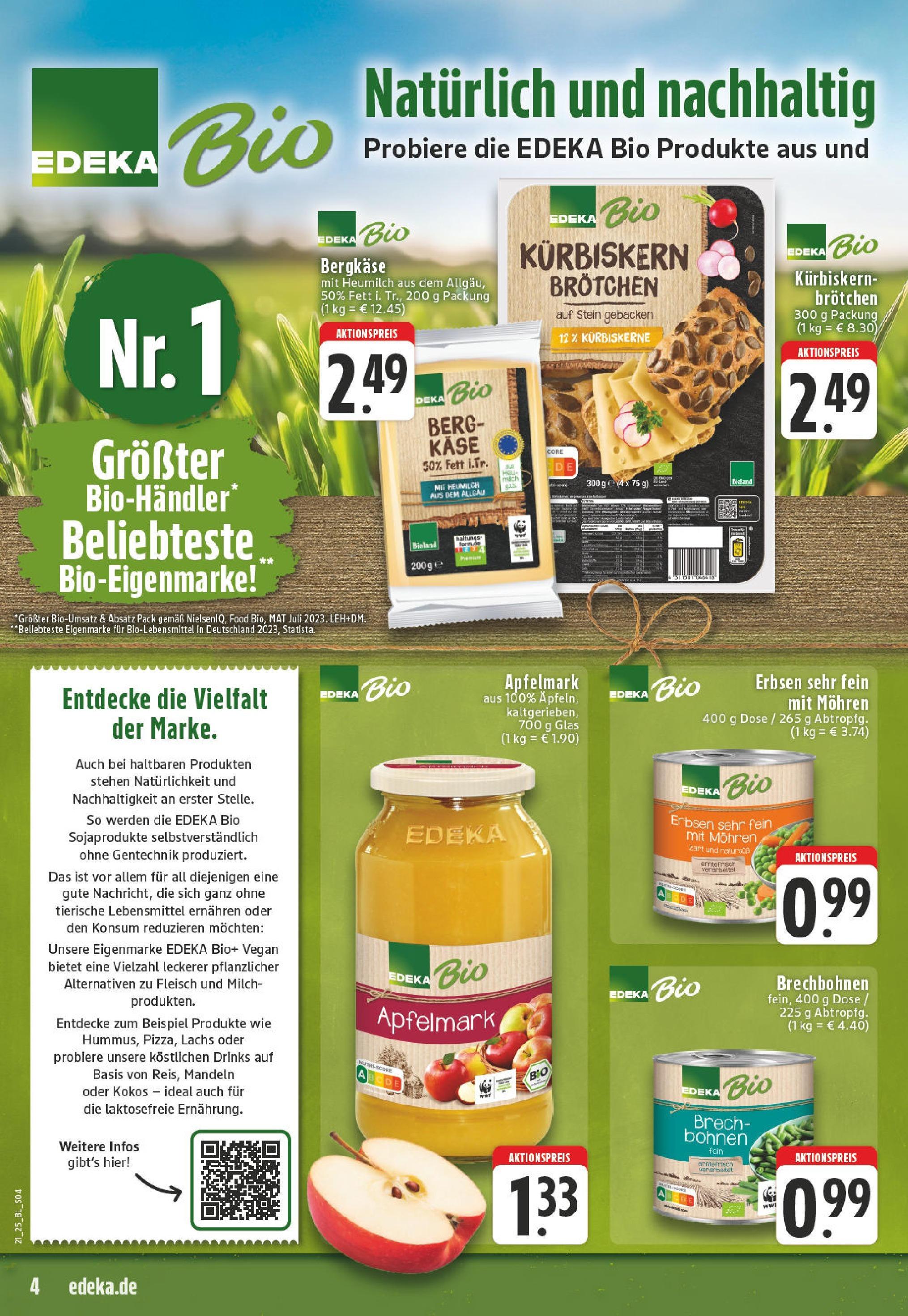 Edeka - Düsseldorf - Bilk (ab 19.05.2025) » Angebote Online | Seite: 4 | Produkte: Milch, Käse, Lachs, Fleisch Edeka - Düsseldorf - Bilk (ab 19.05.2025) » Angebote Online | Seite: 4 | Produkte: Milch, Käse, Lachs, Fleisch