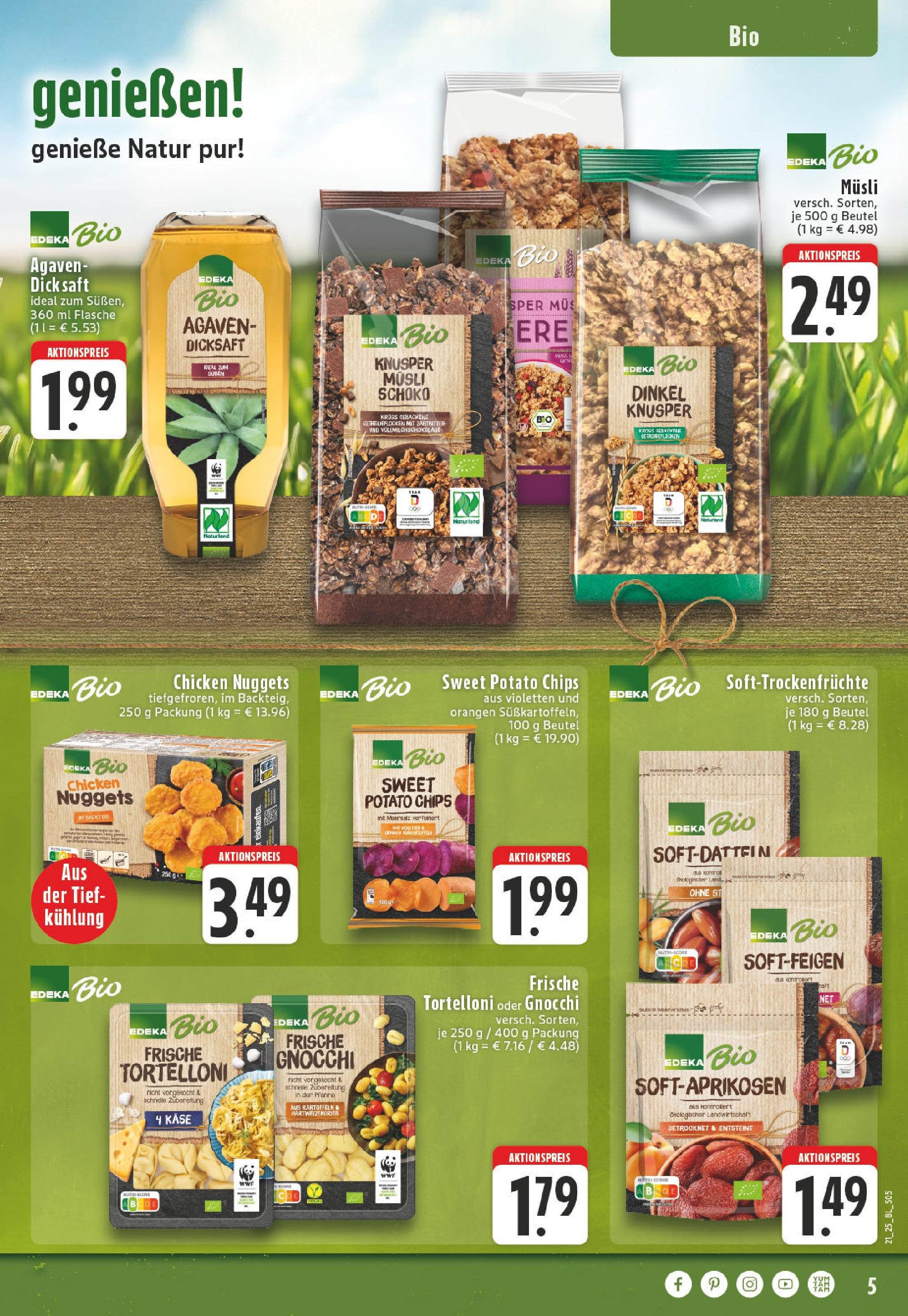 Edeka - Düsseldorf - Bilk (ab 19.05.2025) » Angebote Online | Seite: 5 | Produkte: Käse, Pasta, Saft, Chips Edeka - Düsseldorf - Bilk (ab 19.05.2025) » Angebote Online | Seite: 5 | Produkte: Käse, Pasta, Saft, Chips