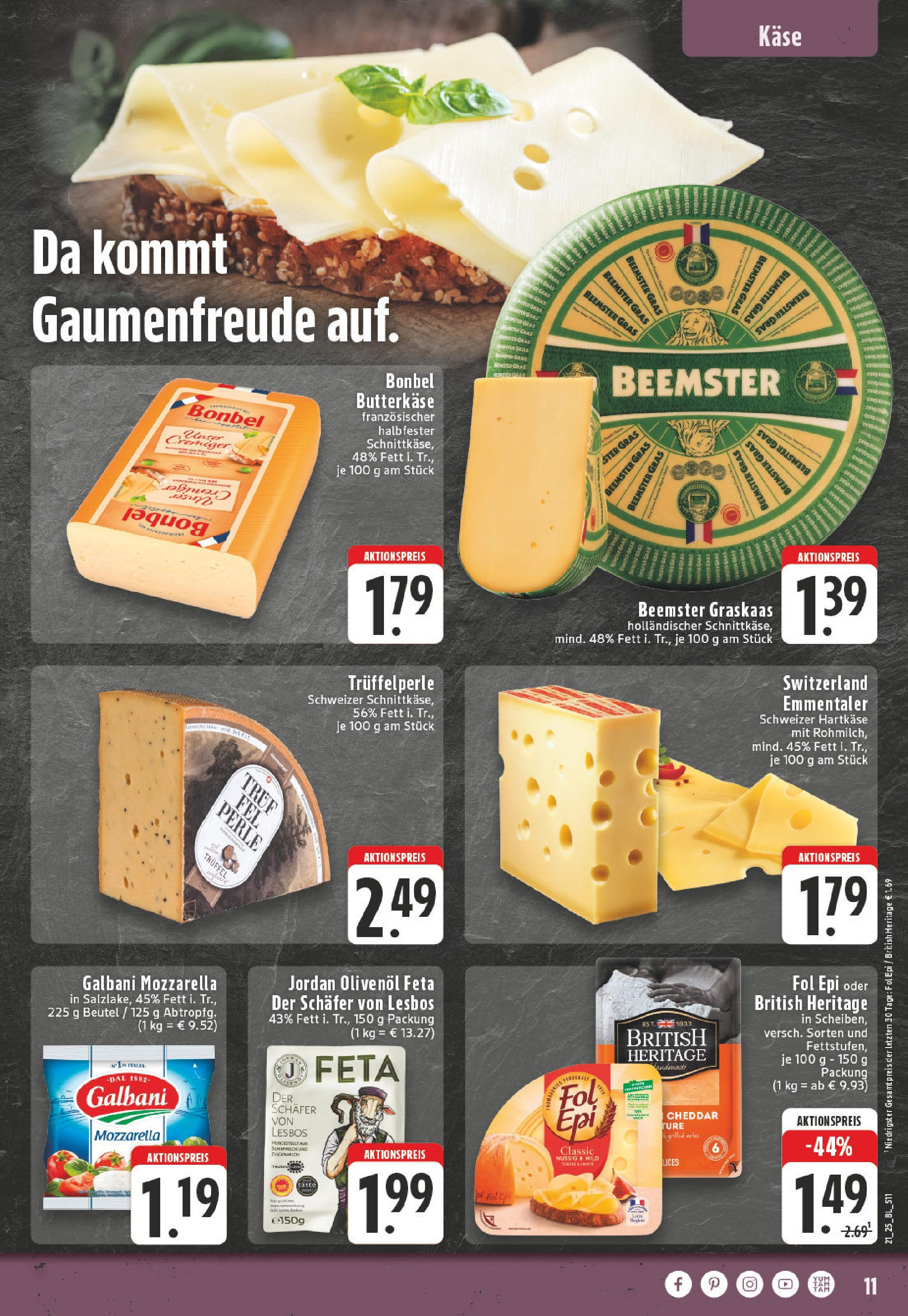 Edeka - Düsseldorf - Bilk (ab 19.05.2025) » Angebote Online | Seite: 11 | Produkte: Feta, Käse, Mozzarella, Olivenol Edeka - Düsseldorf - Bilk (ab 19.05.2025) » Angebote Online | Seite: 11 | Produkte: Feta, Käse, Mozzarella, Olivenol