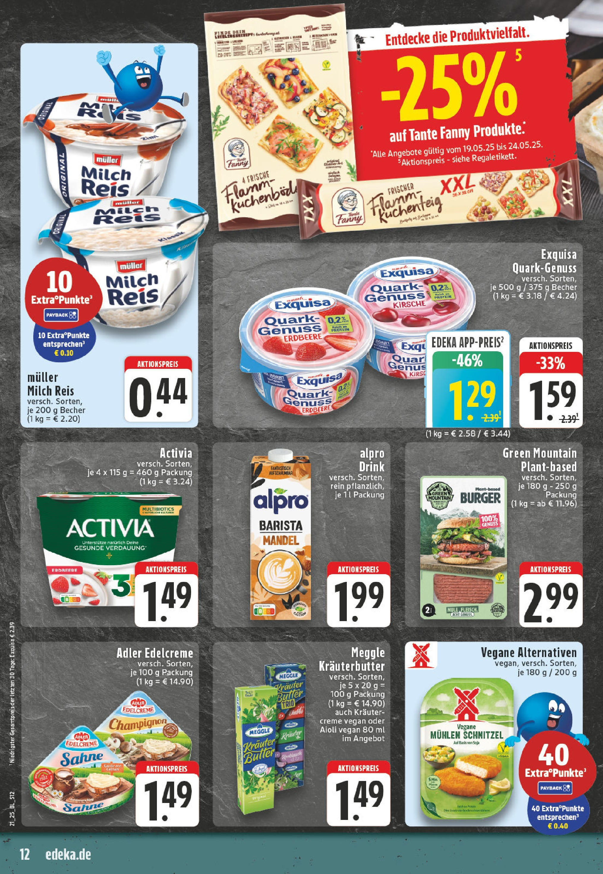 Edeka - Düsseldorf - Bilk (ab 19.05.2025) » Angebote Online | Seite: 12 | Produkte: Milch, Creme, Exquisa, Alpro Edeka - Düsseldorf - Bilk (ab 19.05.2025) » Angebote Online | Seite: 12 | Produkte: Milch, Creme, Exquisa, Alpro