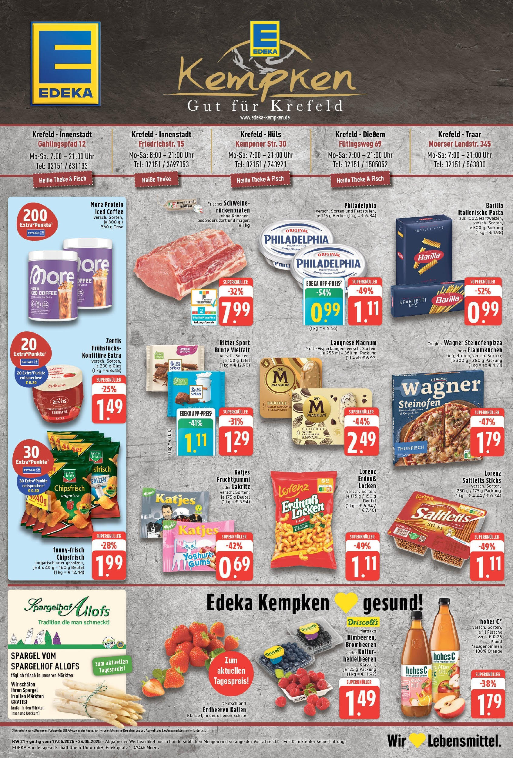 EDEKA Prospekt ab 18.05.2025 - EDEKA: Wochenangebote Online Vorschau von dem Prospekt des Geschäftes Edeka, gültig ab dem 18.05.2025