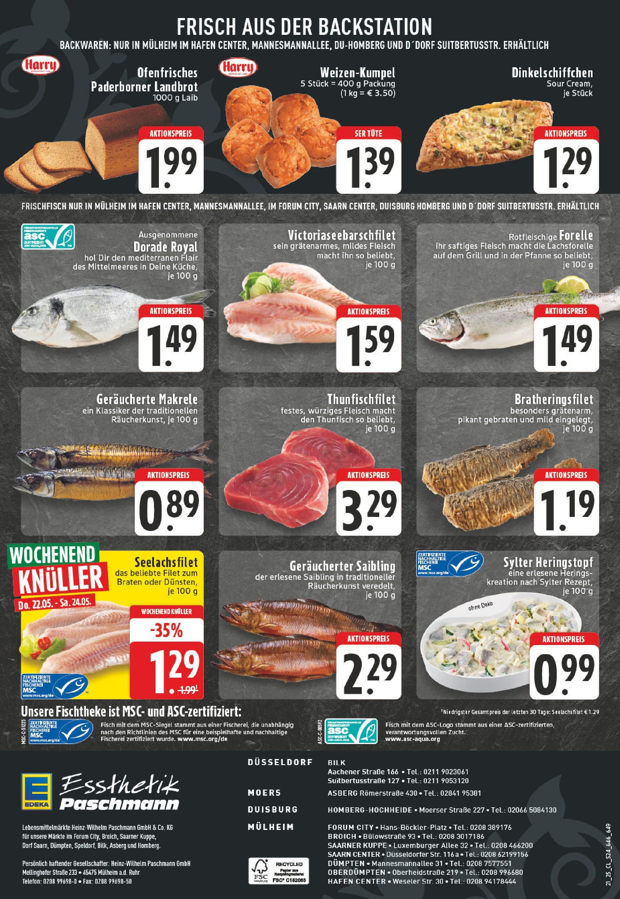 Edeka - Düsseldorf - Bilk (ab 19.05.2025) » Angebote Online | Seite: 24 | Produkte: Grill, Küche, Fisch, Fleisch Edeka - Düsseldorf - Bilk (ab 19.05.2025) » Angebote Online | Seite: 24 | Produkte: Grill, Küche, Fisch, Fleisch