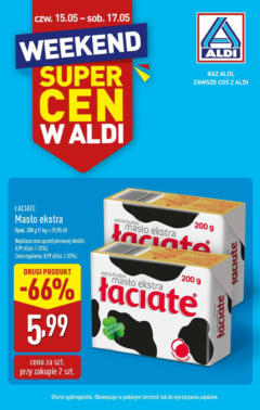 Pogląd oferty "Aldi Gazetka - Promocja weekend super cen " - ważna od 15.05.2025