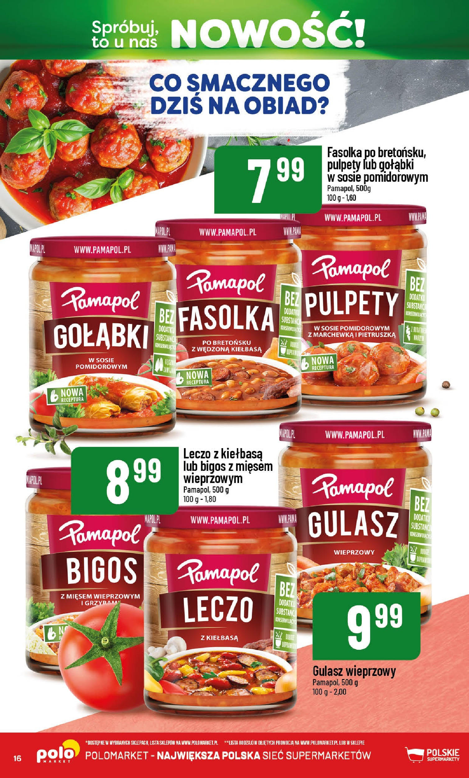 POLOmarket gazetka od jutra (21.05.2025) | Nowa PDF | Strona: 16 | Produkty: Kiełbasa, Pietruszka, Marchewka, Gulasz POLOmarket gazetka od jutra (21.05.2025) - Nowa PDF | Strona: 16 | Produkty: Kiełbasa, Pietruszka, Marchewka, Gulasz