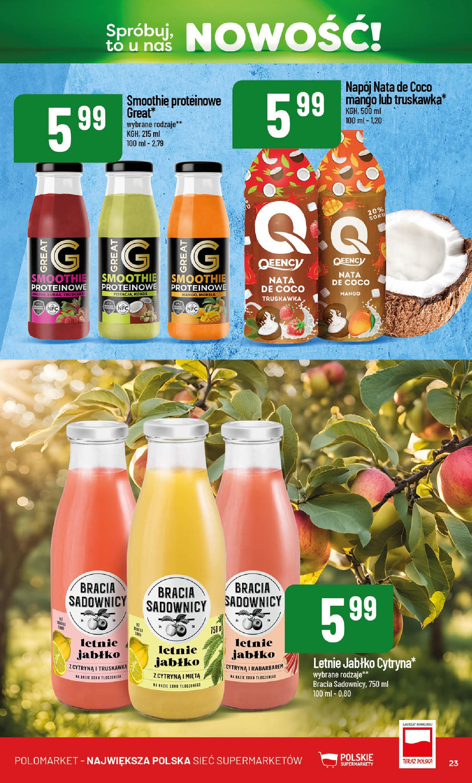 POLOmarket gazetka od jutra (21.05.2025) | Nowa PDF | Strona: 23 | Produkty: Cytryna, Mango, Smoothie, Mięta POLOmarket gazetka od jutra (21.05.2025) - Nowa PDF | Strona: 23 | Produkty: Cytryna, Mango, Smoothie, Mięta