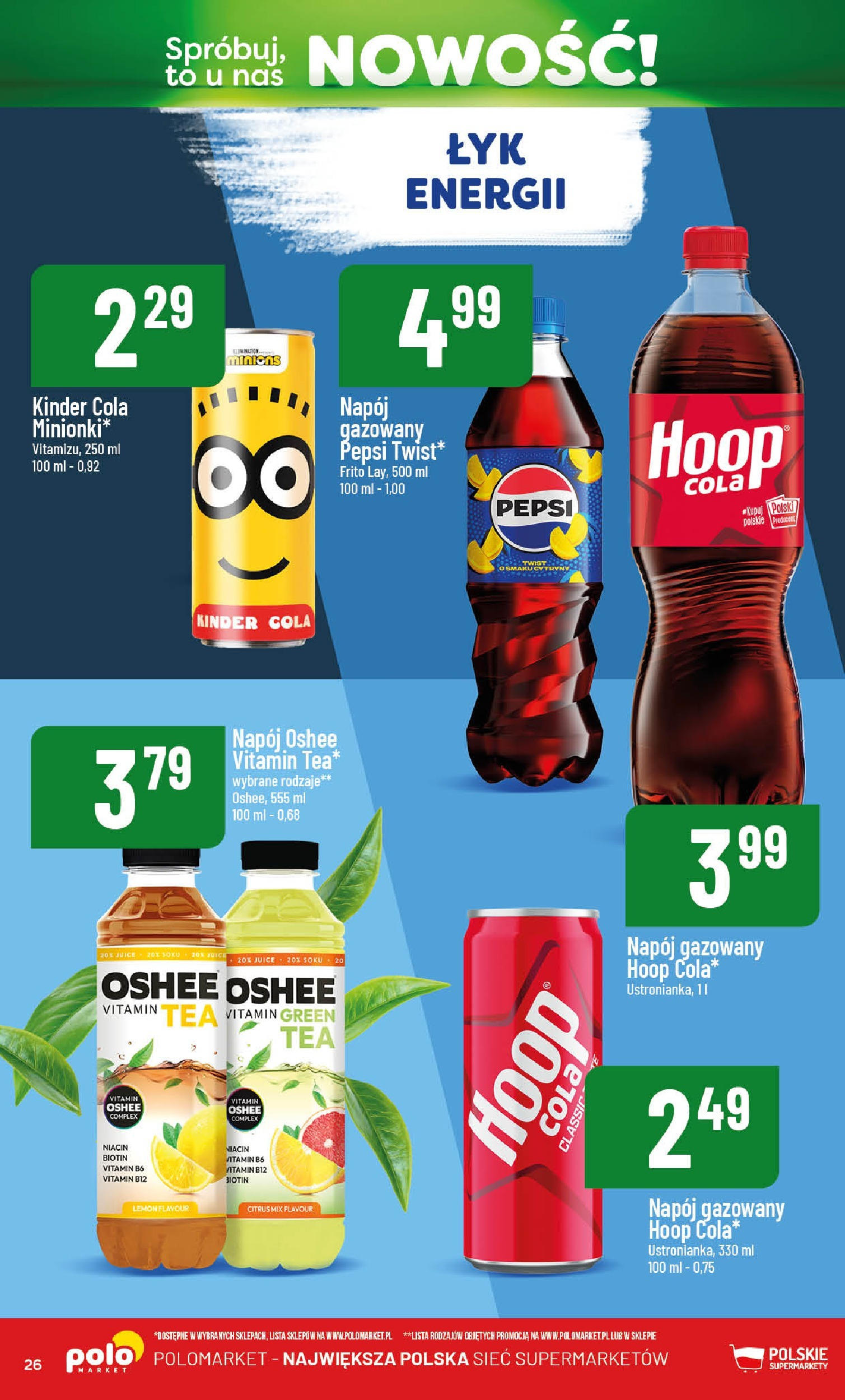 POLOmarket gazetka od jutra (21.05.2025) | Nowa PDF | Strona: 26 | Produkty: Pepsi, Cytryny POLOmarket gazetka od jutra (21.05.2025) - Nowa PDF | Strona: 26 | Produkty: Pepsi, Cytryny