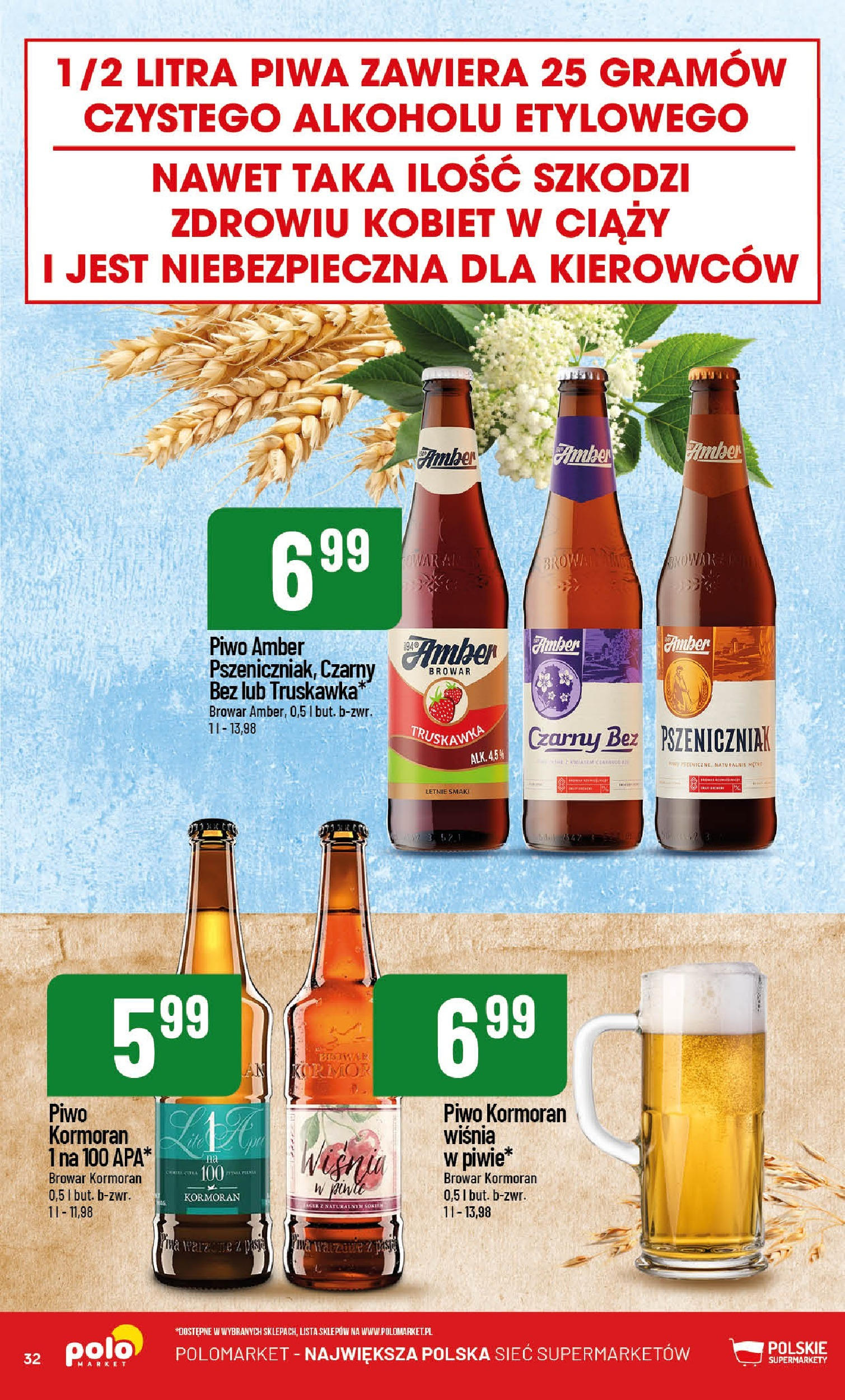 POLOmarket gazetka od jutra (21.05.2025) | Nowa PDF | Strona: 32 | Produkty: Por, Piwo POLOmarket gazetka od jutra (21.05.2025) - Nowa PDF | Strona: 32 | Produkty: Por, Piwo