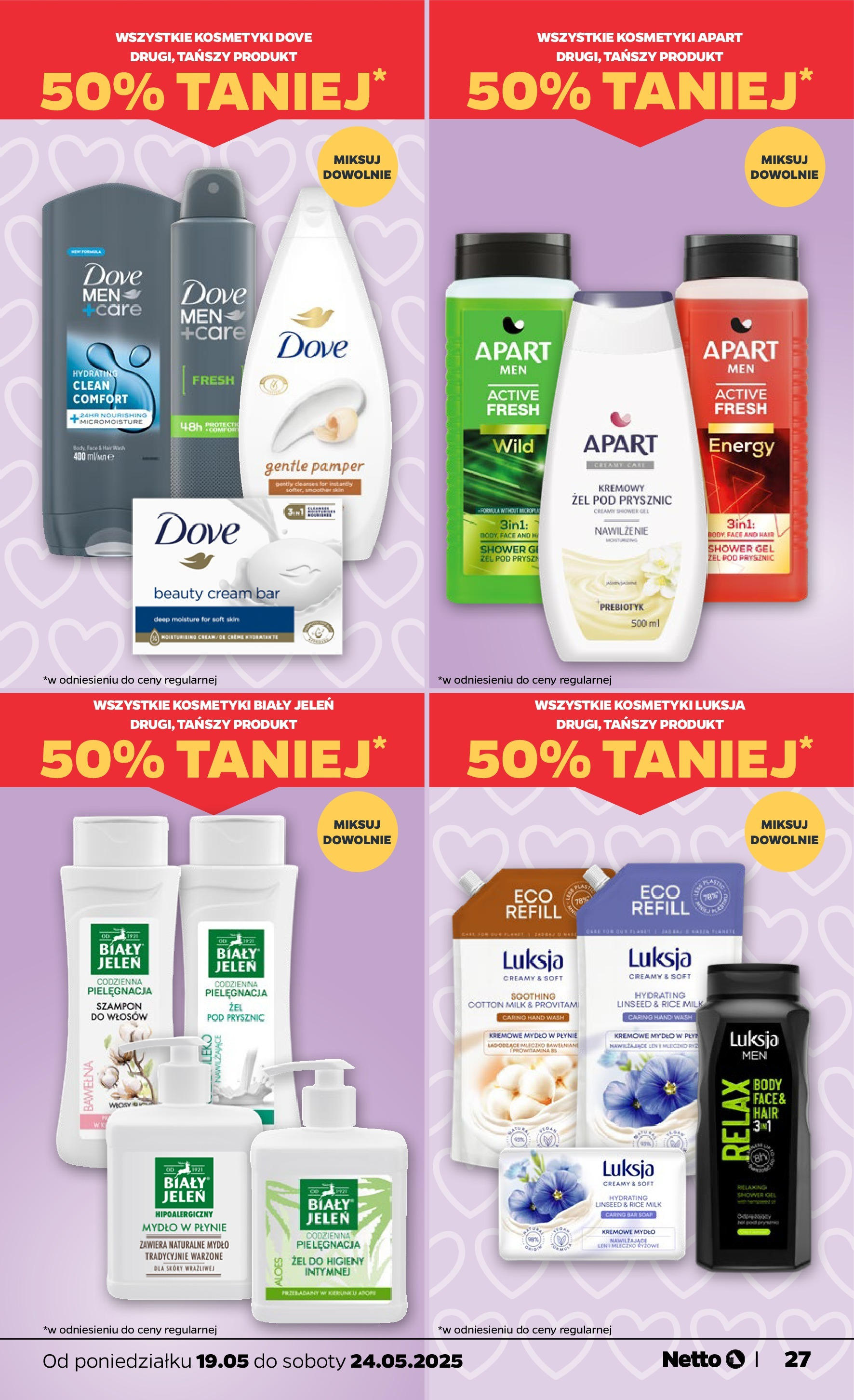 Netto - NETTO T21A ważne do 24.05 od 18.05.2025 | Promocje | Strona: 27 | Produkty: Prysznic, Szampon, Ryż, Żel pod prysznic Netto - NETTO T21A ważne do 24.05 od 18.05.2025 - Aktualne promocje | Strona: 27 | Produkty: Prysznic, Szampon, Ryż, Żel pod prysznic