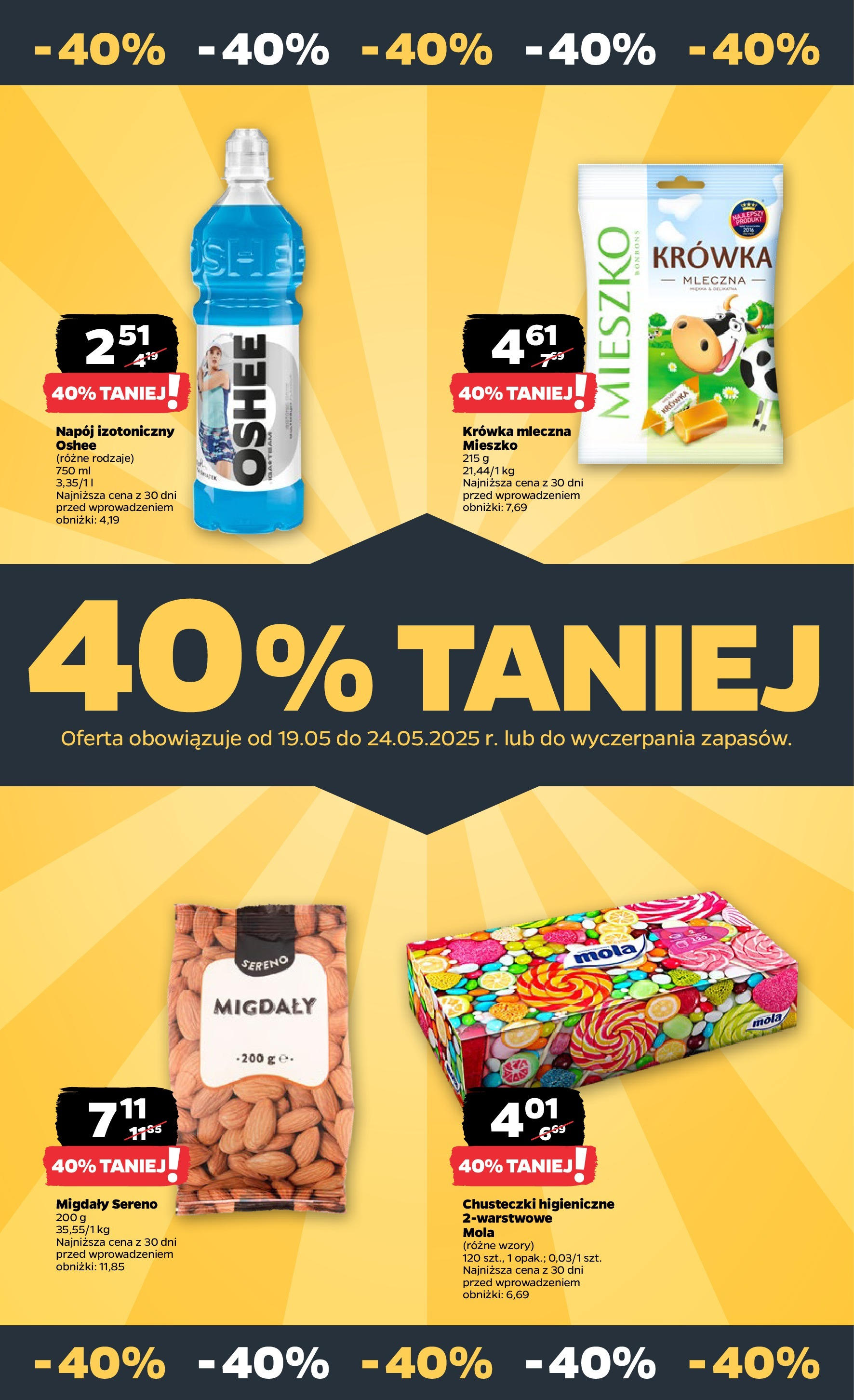 Netto - NETTO T21A ważne do 24.05 od 18.05.2025 | Promocje | Strona: 31 | Produkty: Krowka, Chusteczki higieniczne Netto - NETTO T21A ważne do 24.05 od 18.05.2025 - Aktualne promocje | Strona: 31 | Produkty: Krowka, Chusteczki higieniczne