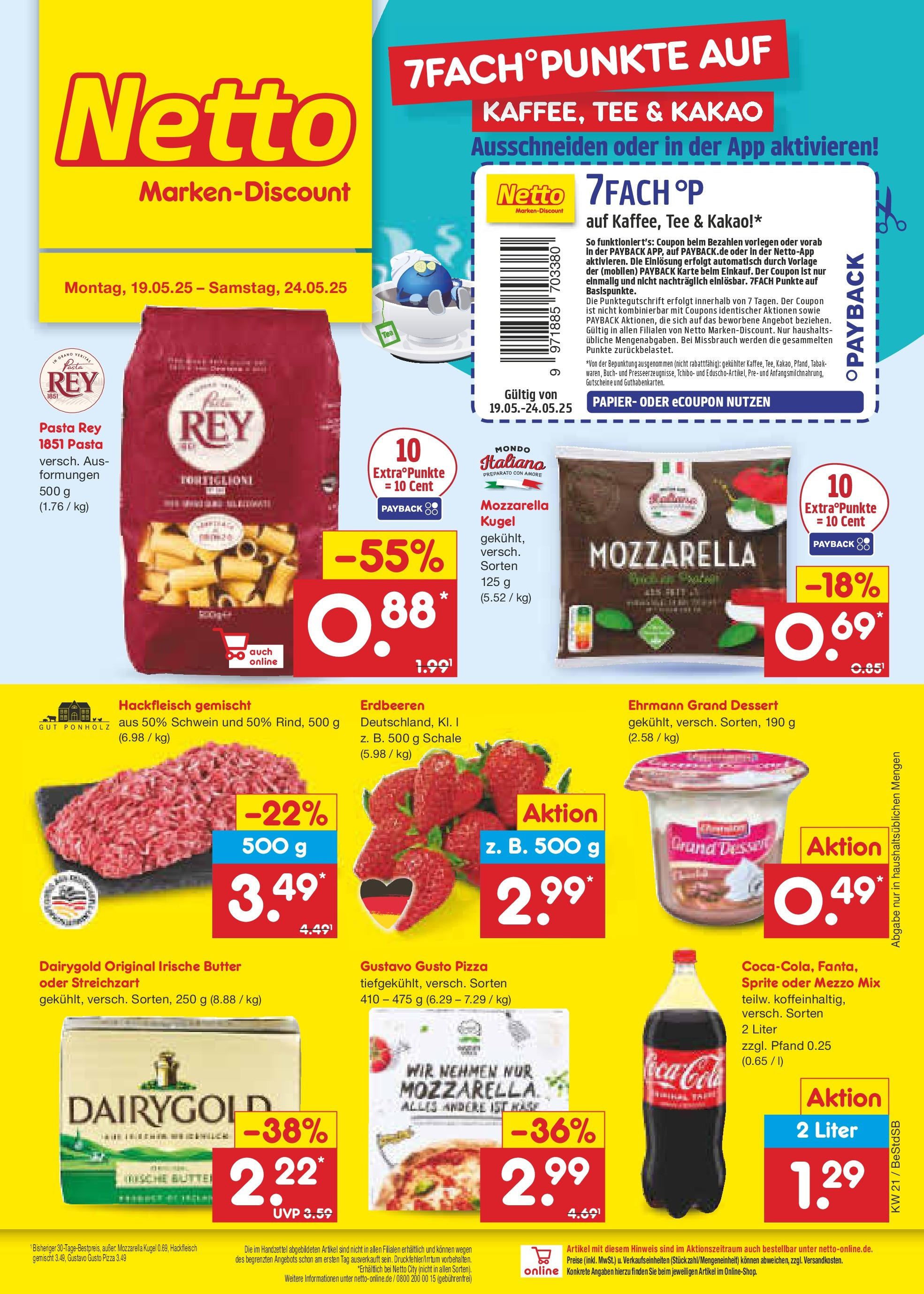 Netto Marken-Discount - Netto: Wochenangebote (ab 18.05.2025) » Angebote | Seite: 1 | Produkte: Sprite, Tee, Erdbeeren, Hackfleisch Netto Marken-Discount - Netto: Wochenangebote (ab 18.05.2025) » Angebote | Seite: 1 | Produkte: Sprite, Tee, Erdbeeren, Hackfleisch