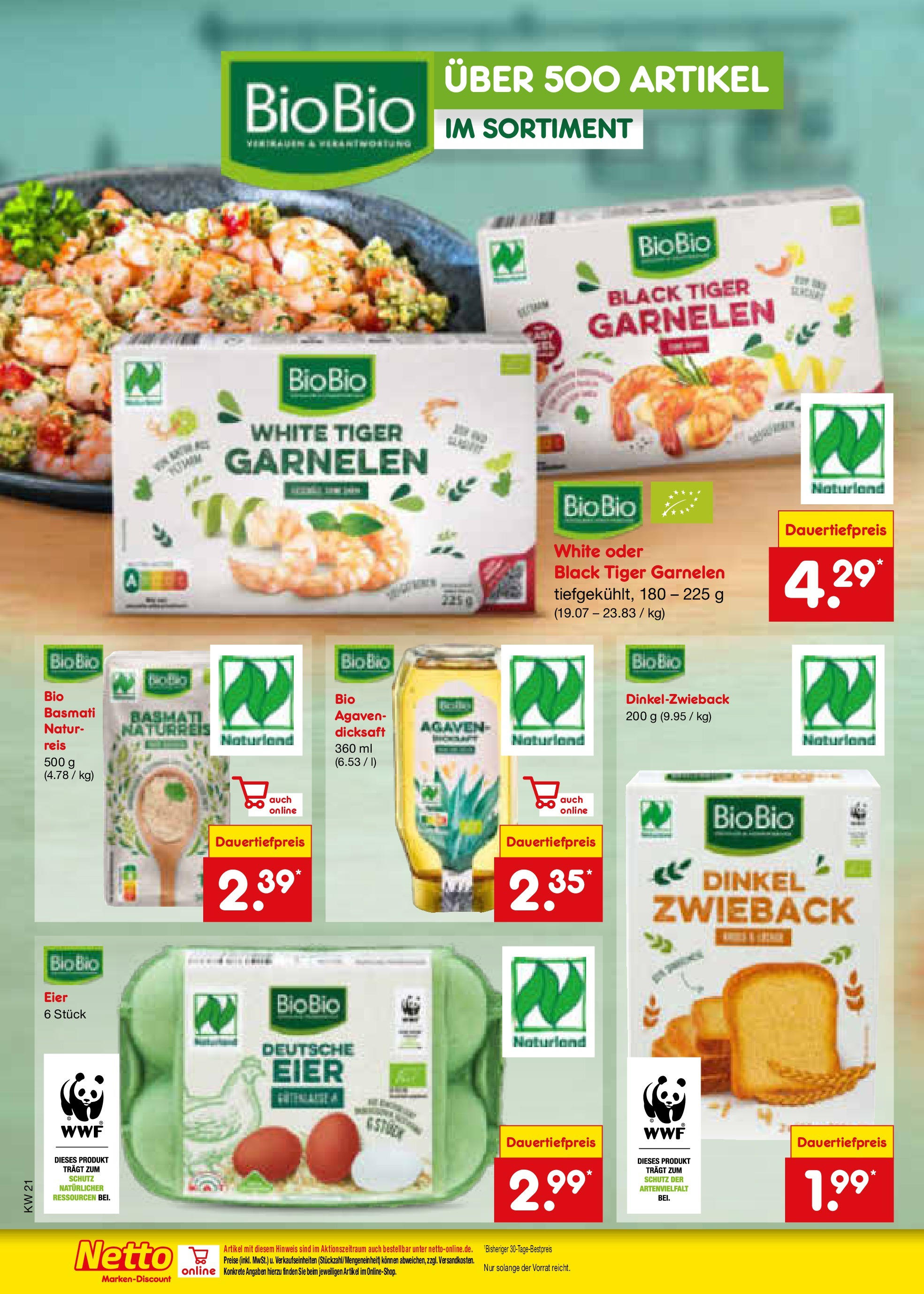Netto Marken-Discount - Netto: Wochenangebote (ab 18.05.2025) » Angebote | Seite: 6 | Produkte: Eier, Garnelen, Reis, Tiger garnelen Netto Marken-Discount - Netto: Wochenangebote (ab 18.05.2025) » Angebote | Seite: 6 | Produkte: Eier, Garnelen, Reis, Tiger garnelen