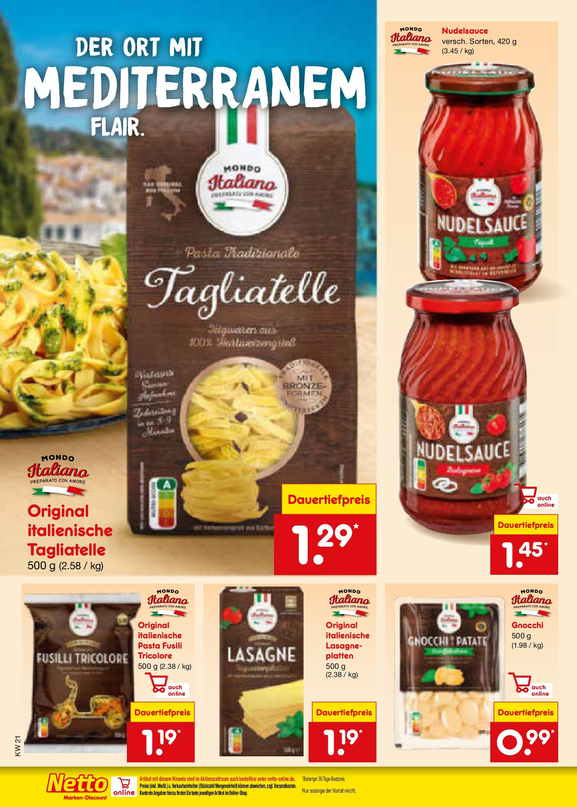 Netto Marken-Discount - Netto: Wochenangebote (ab 18.05.2025) » Angebote | Seite: 24 | Produkte: Pasta Netto Marken-Discount - Netto: Wochenangebote (ab 18.05.2025) » Angebote | Seite: 24 | Produkte: Pasta