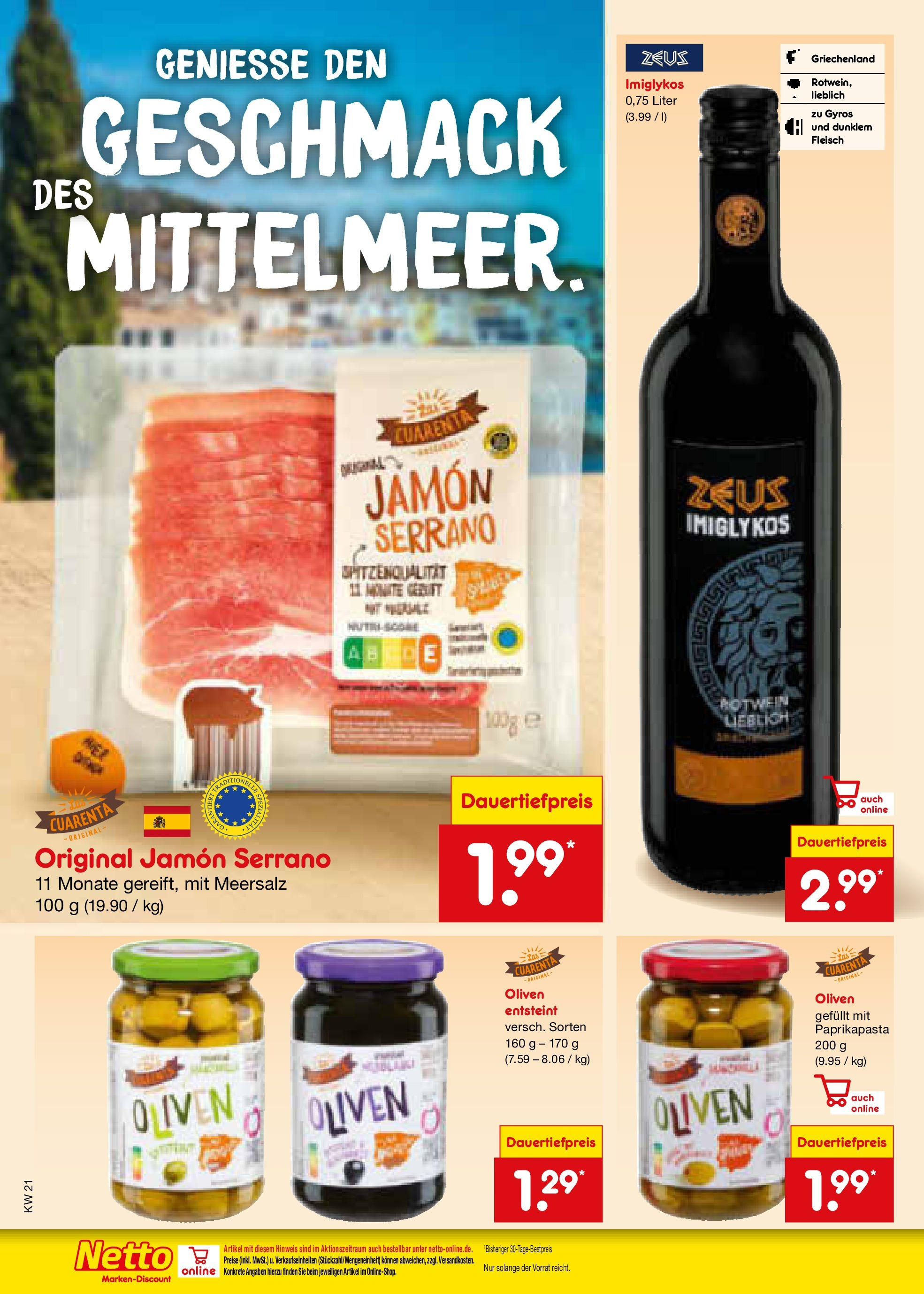 Netto Marken-Discount - Netto: Wochenangebote (ab 18.05.2025) » Angebote | Seite: 26 | Produkte: Rotwein, Gyros, Fleisch Netto Marken-Discount - Netto: Wochenangebote (ab 18.05.2025) » Angebote | Seite: 26 | Produkte: Rotwein, Gyros, Fleisch