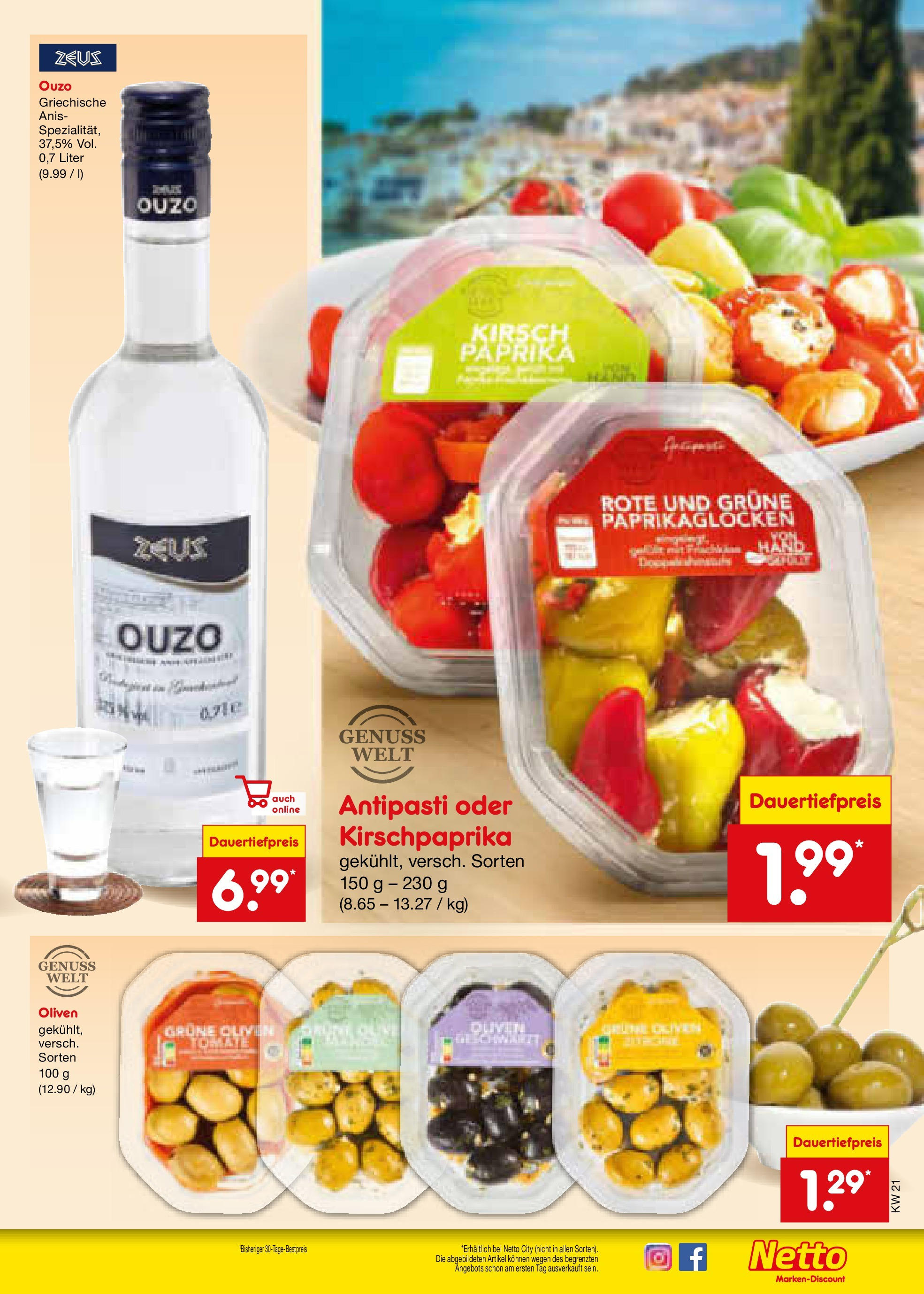 Netto Marken-Discount - Netto: Wochenangebote (ab 18.05.2025) » Angebote | Seite: 27 | Produkte: Ouzo Netto Marken-Discount - Netto: Wochenangebote (ab 18.05.2025) » Angebote | Seite: 27 | Produkte: Ouzo